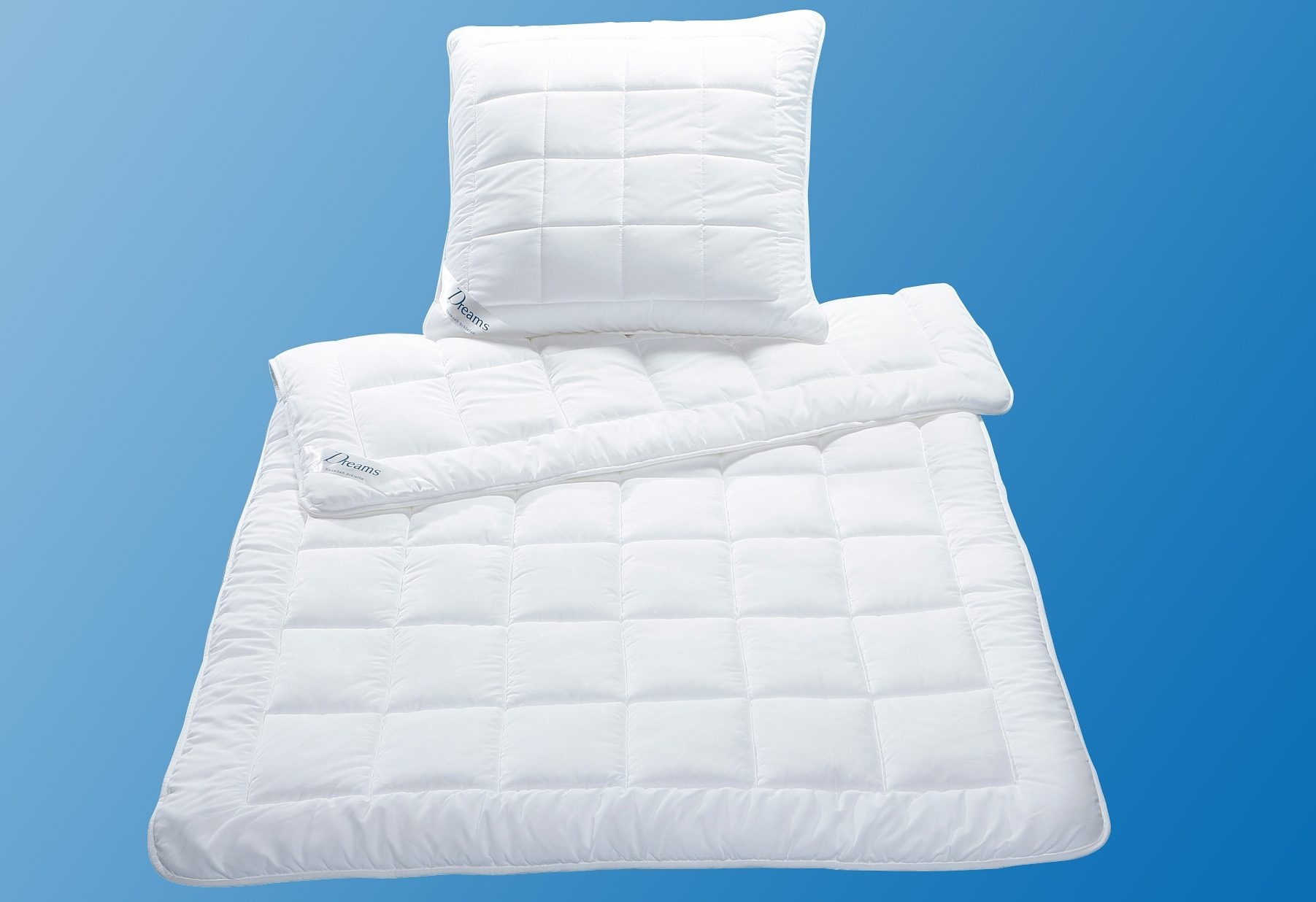 Dreams, »Superflausch« leicht 1 Stk. tlg. Bezug und Füllung aus supersofter Microfaser, weiß, Bezug: 100% Polyester. Füllung: 100% Polyester, B/L: 155