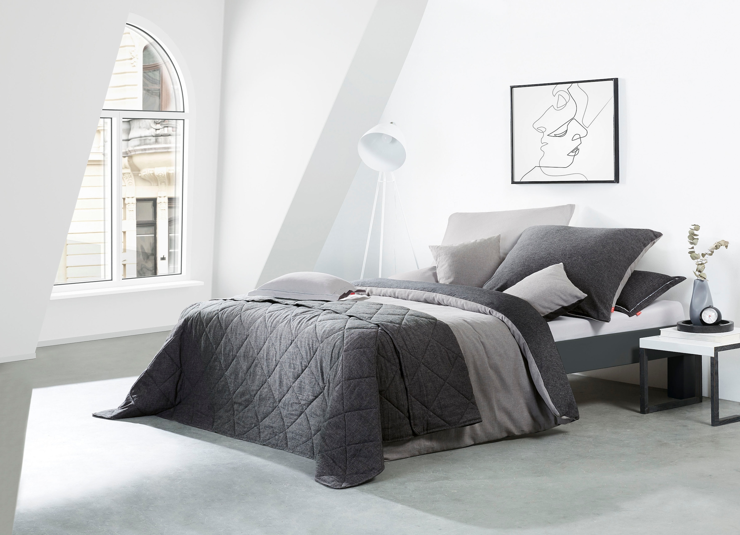 fleuresse Wendebettwäsche »Lech W 4158« 2 Stk. Edelflanell, Baumwolle, in Gr. 135x200, 155x220, 200x200cm