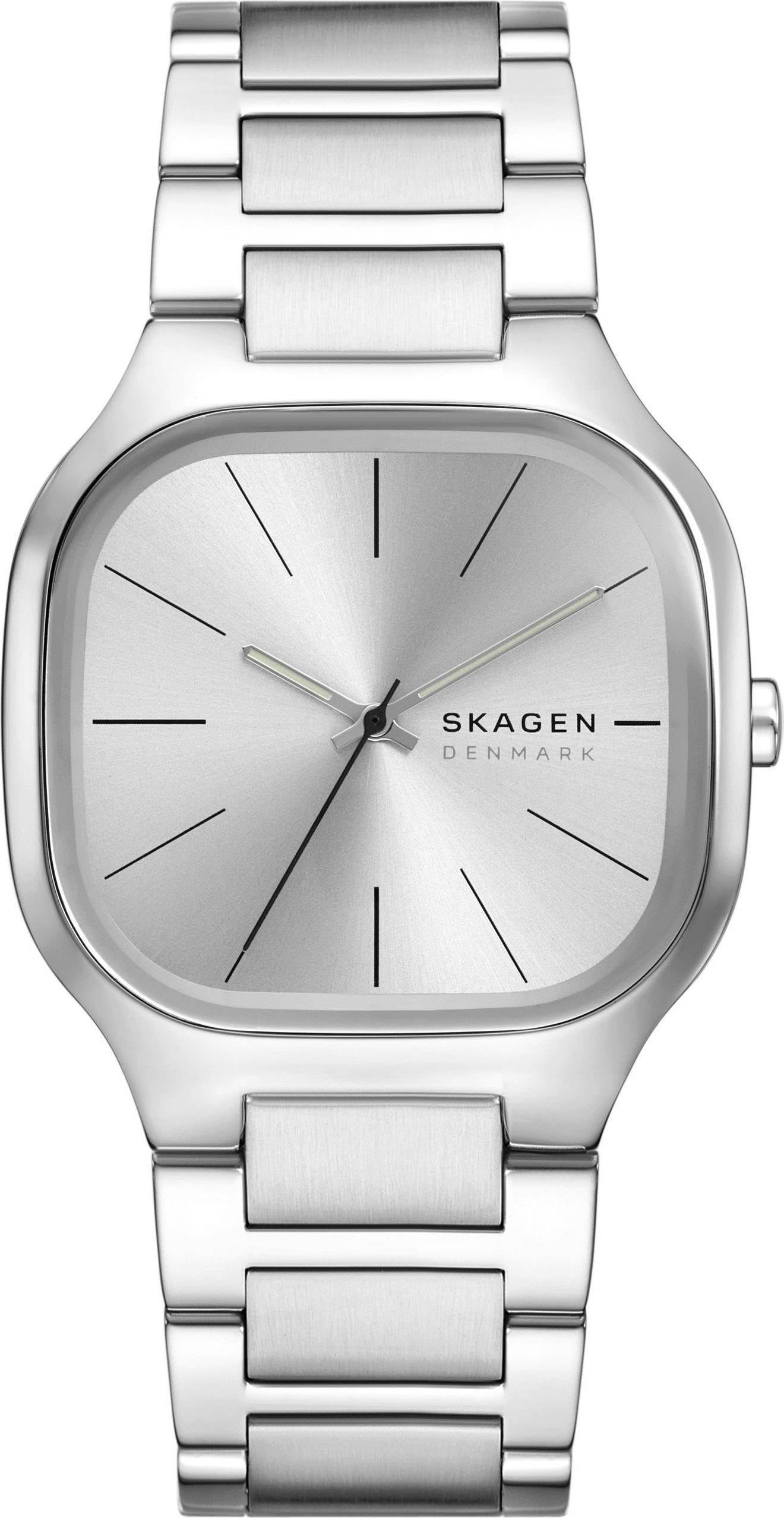 Skagen Quarzuhr »MELLEM«, Armbanduhr, Herrenuhr, Edelstahlarmband, analog