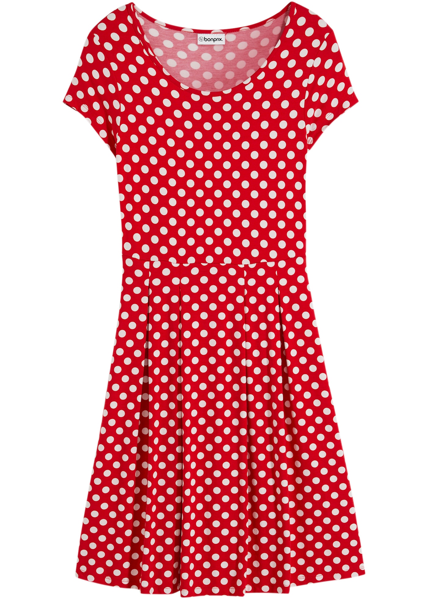 bonprix Jerseykleid »Jerseykleid aus Viskose-Mix« 1 tlg. für sommerliche Tage, aus Viskose-Mix, ausgestellte Passform