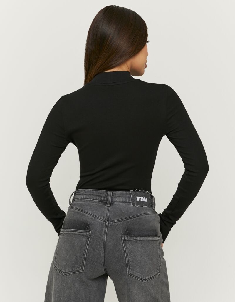 Tally Weijl Langarmbody »SBOCOCOSIMO« Baumwollmischung, figurbetont