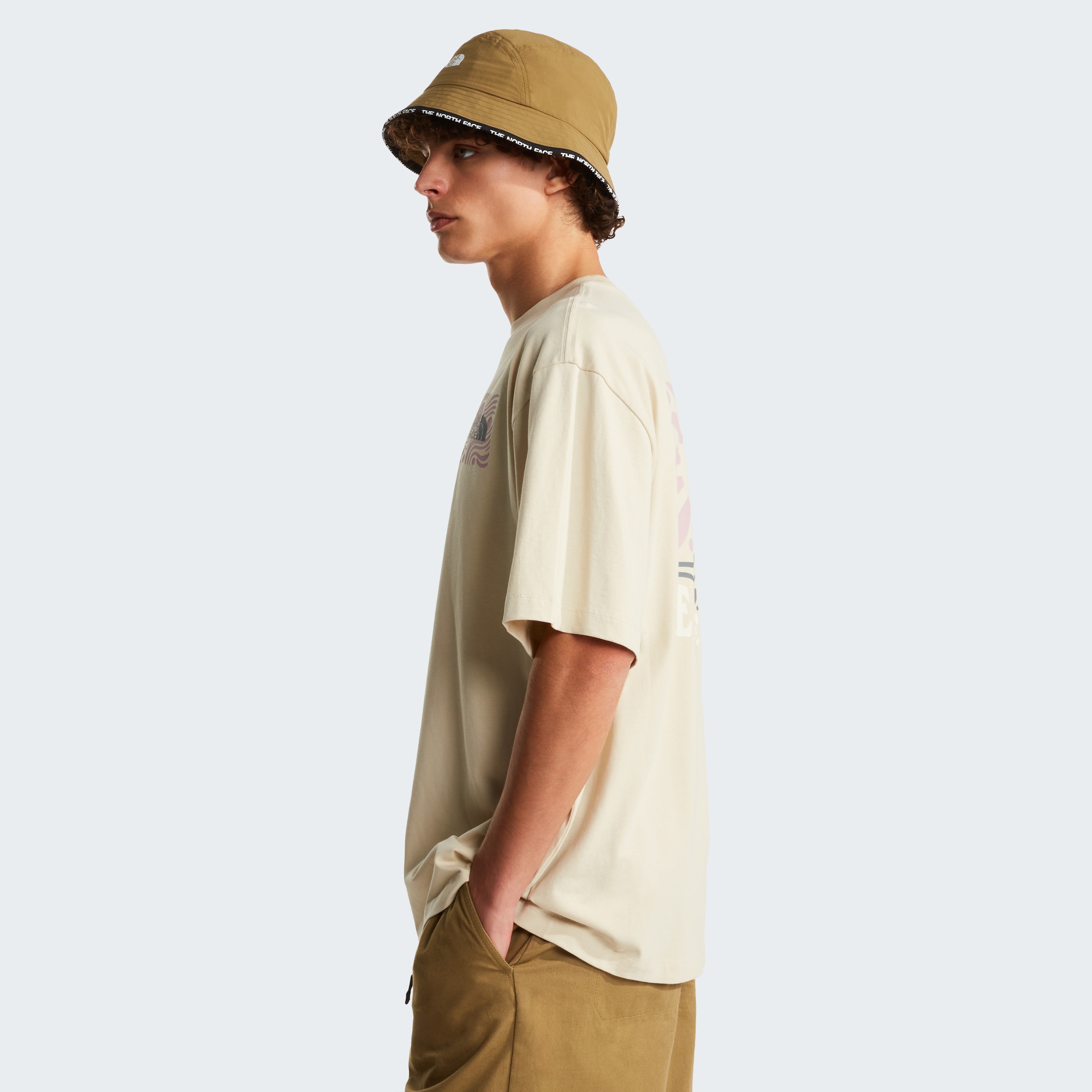 The North Face T-Shirt »M SUN OVERSIZE SHORT SLEEVE TEE-GRAPHIC« sportlicher Stil, Kurzarm, für sportliche Aktivitäten und Freizeit