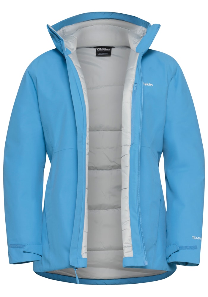 Jack Wolfskin Outdoorjacke »WISPER INS JKT W«, mit Kapuze