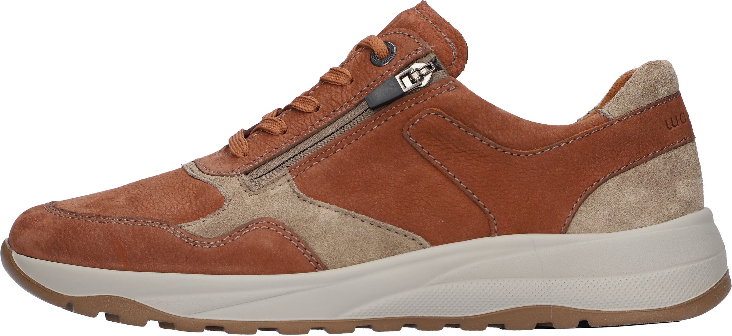 Waldläufer Sneaker »K-JOHN«  Schnürschuh, Bequemschuh, K-Weite, mit seitlichem Reißverschluss