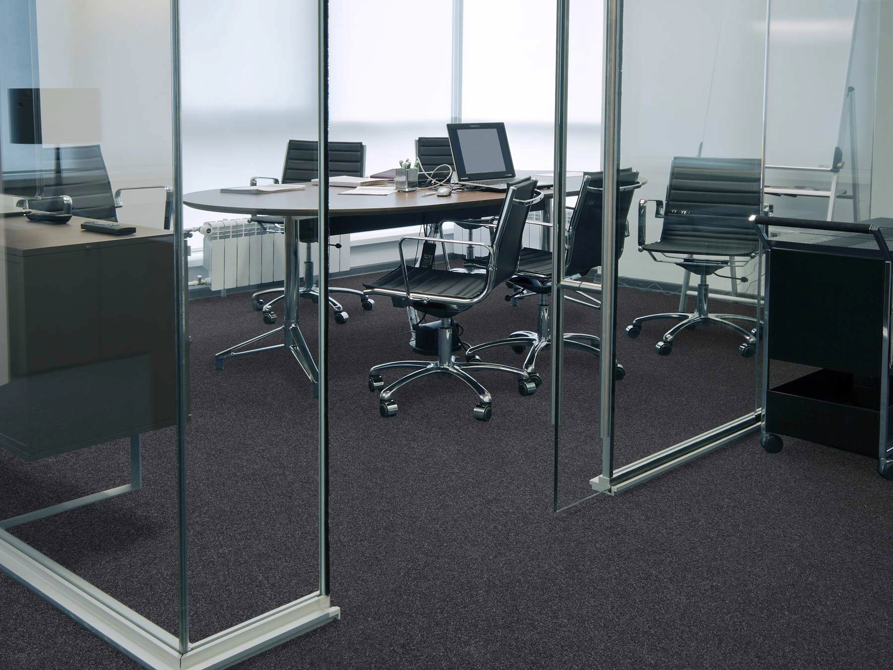 Primaflor-Ideen in Textil Nadelvliesteppich »TURBO, Made in Belgium« rechteckig 5 mm Höhe robust und strapazierfähig, fußbodenheizungsgeeignet, Kurzflor Teppich