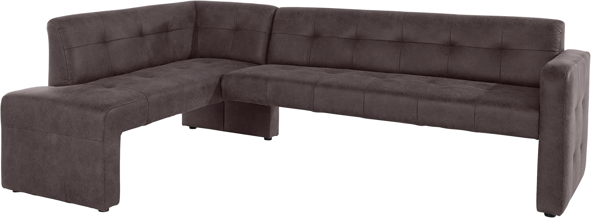 exxpo - sofa fashion Eckbank »Barista mit toller Detailverarbeitung, hohe Bodenfreiheit« Komfortsitzhöhe 49cm, Frei im Raum stellbar
