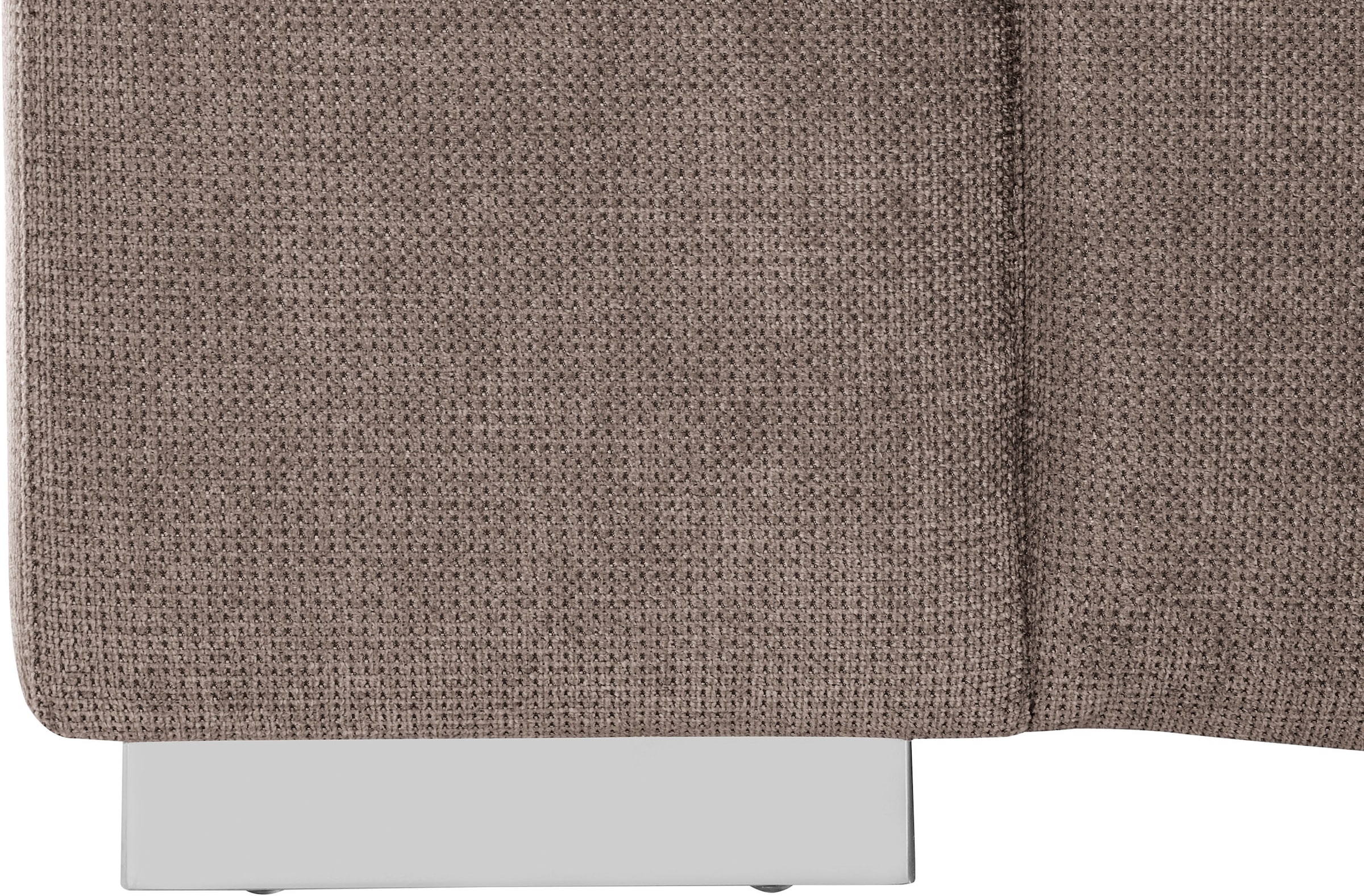 COTTA Ecksofa »Orion L-Form«, mit Kopfteilverstellung & 5 Nierenkissen