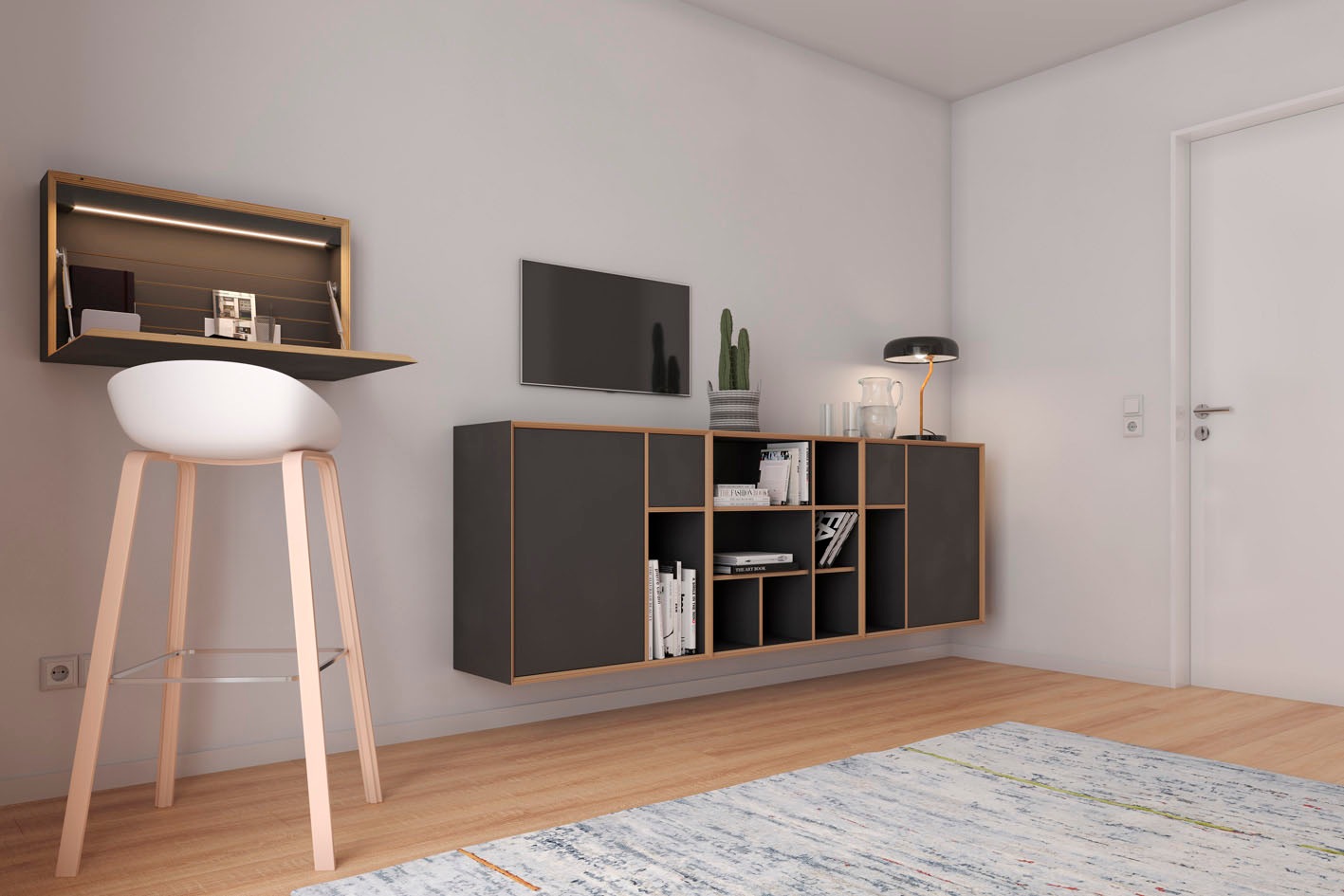 Müller SMALL LIVING Regalelement »VERTIKO PLY SIX«, Ausgezeichnet mit dem German Design Award 2021