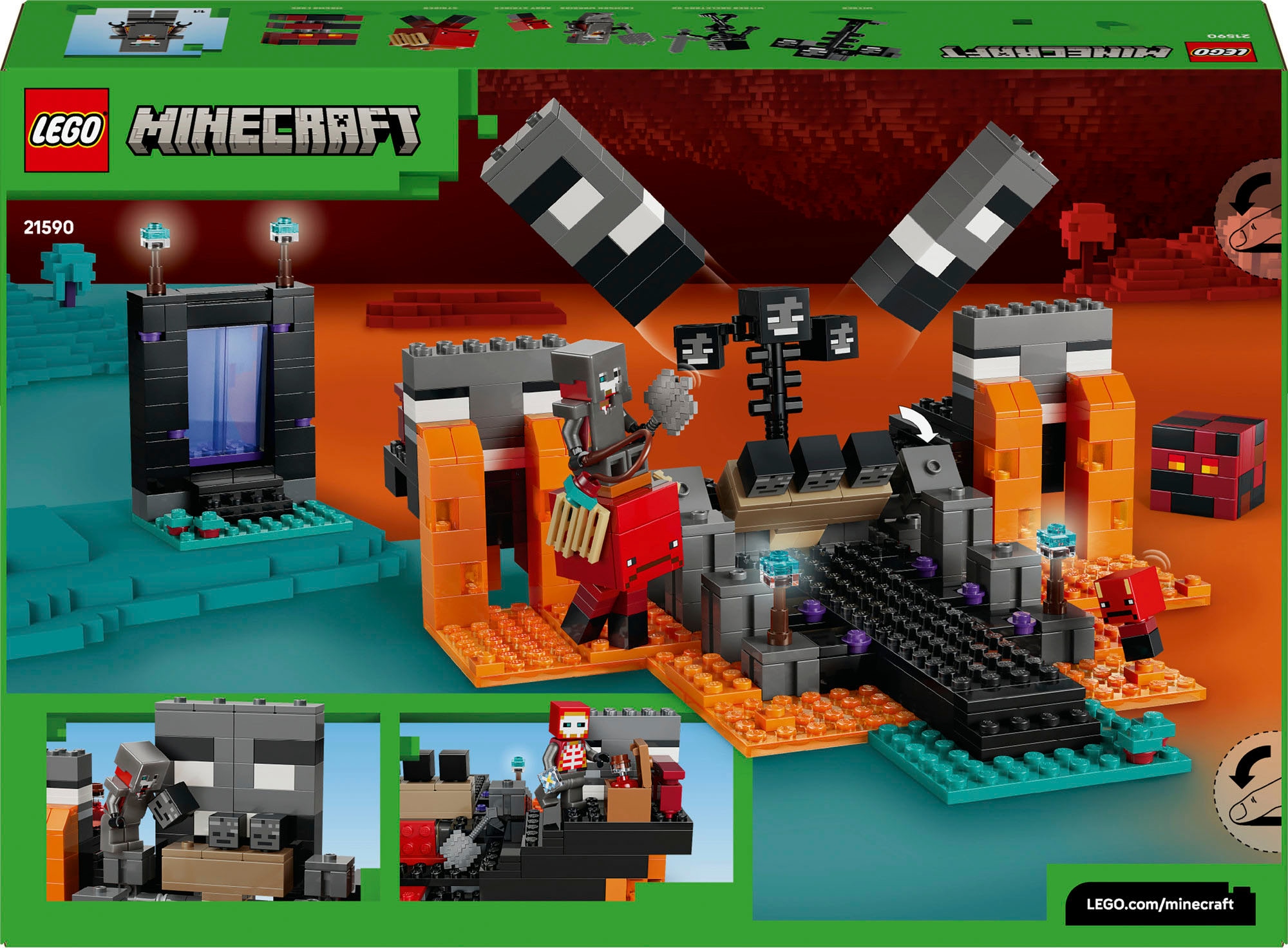 LEGO® Konstruktionsspielsteine »Duell mit dem Wither (21590), LEGO Minecraft« Made in Europe