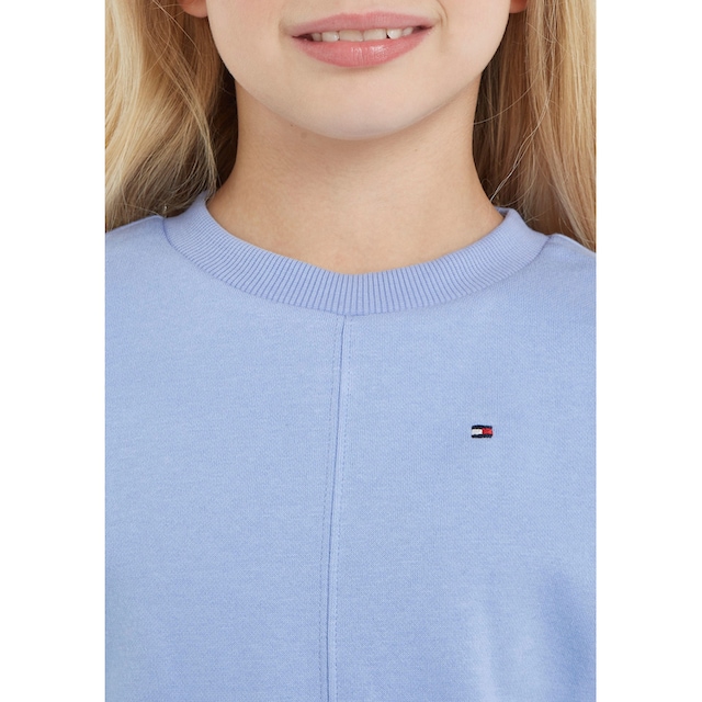 Tommy Hilfiger Sweatshirt »ESSENTIAL CNK SWEATSHIRT«, Kinder Kids Junior  MiniMe,mit Kontrastnähten bei ♕