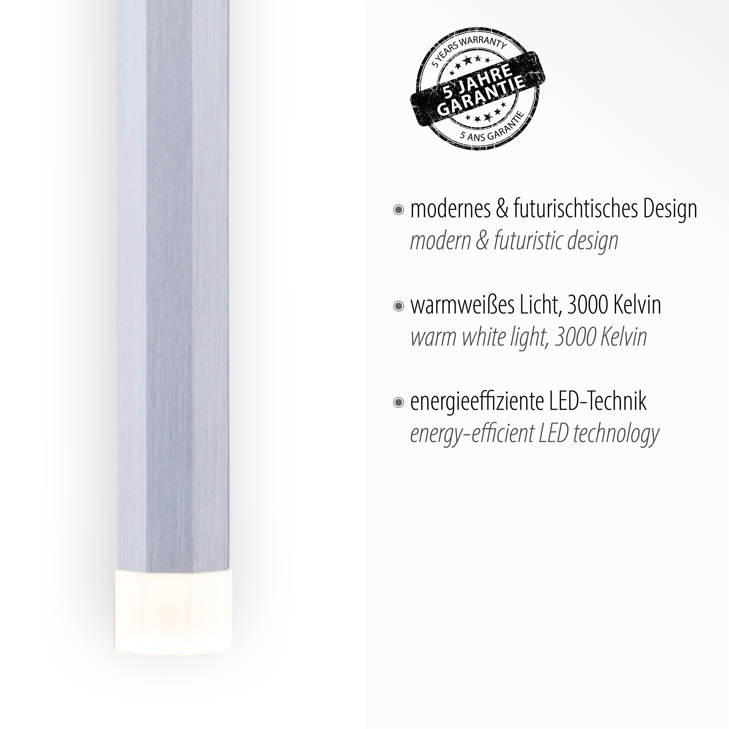 JUST LIGHT Pendelleuchte »BRUNO« LED-Board 1 Stk. Warmweiß LED