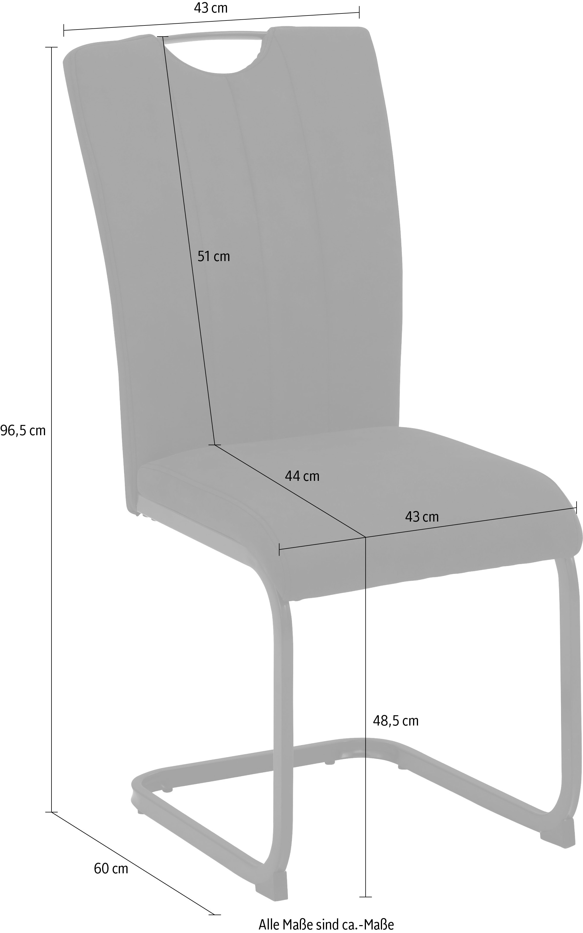 Bezug, im 130kg, bis Vintage-Mikrofaser Freischwinger Luxus-Microfaser 4 Vintage, (Set), 4er St., Belastbarkeit 2er affaire bestellen Raten »Napoli«, Home auf Set oder