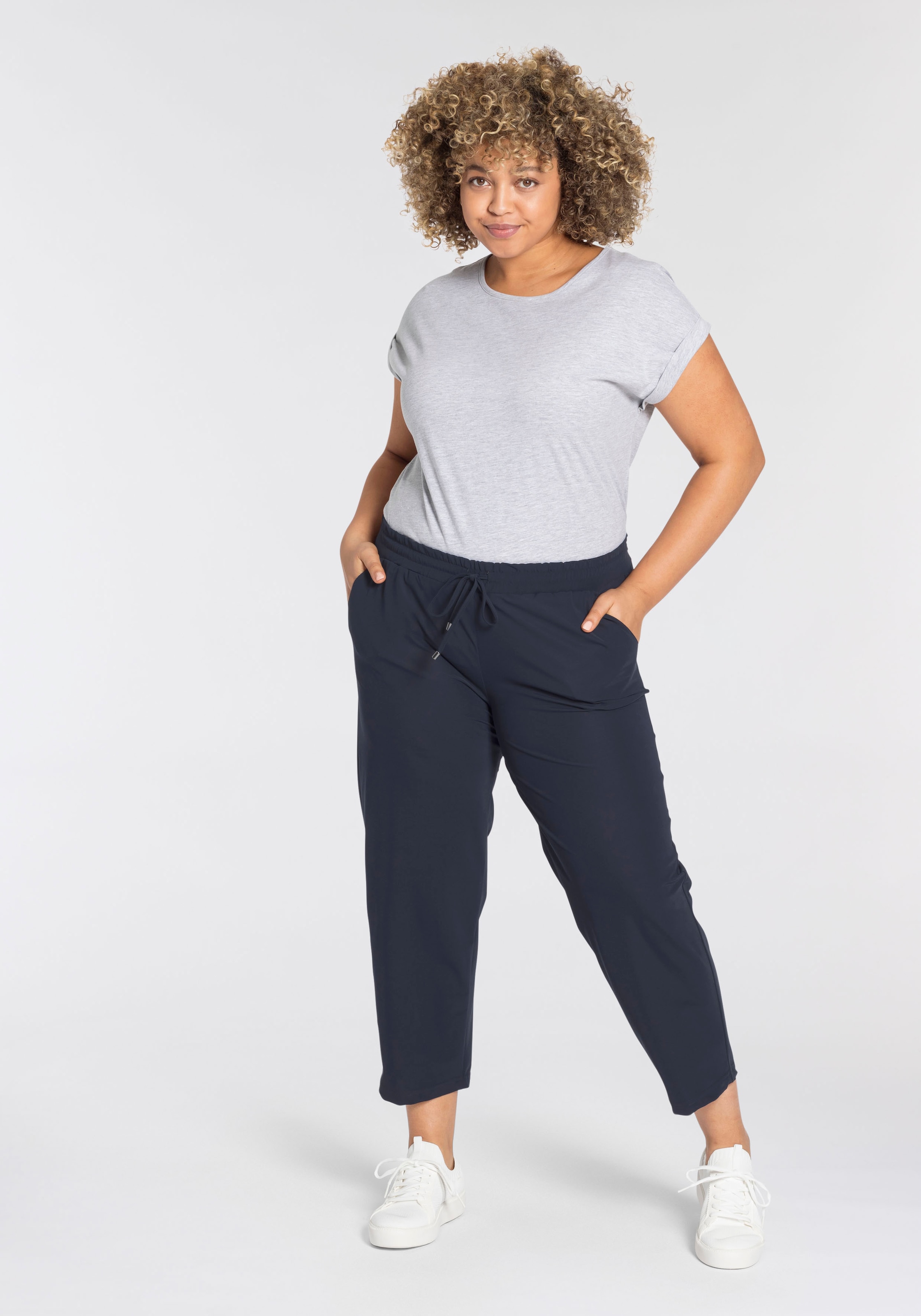 KjBRAND Schlupfhose »7/8 Babsie Jogg Sensitiv«, Sommerhose mit Schlupfbund