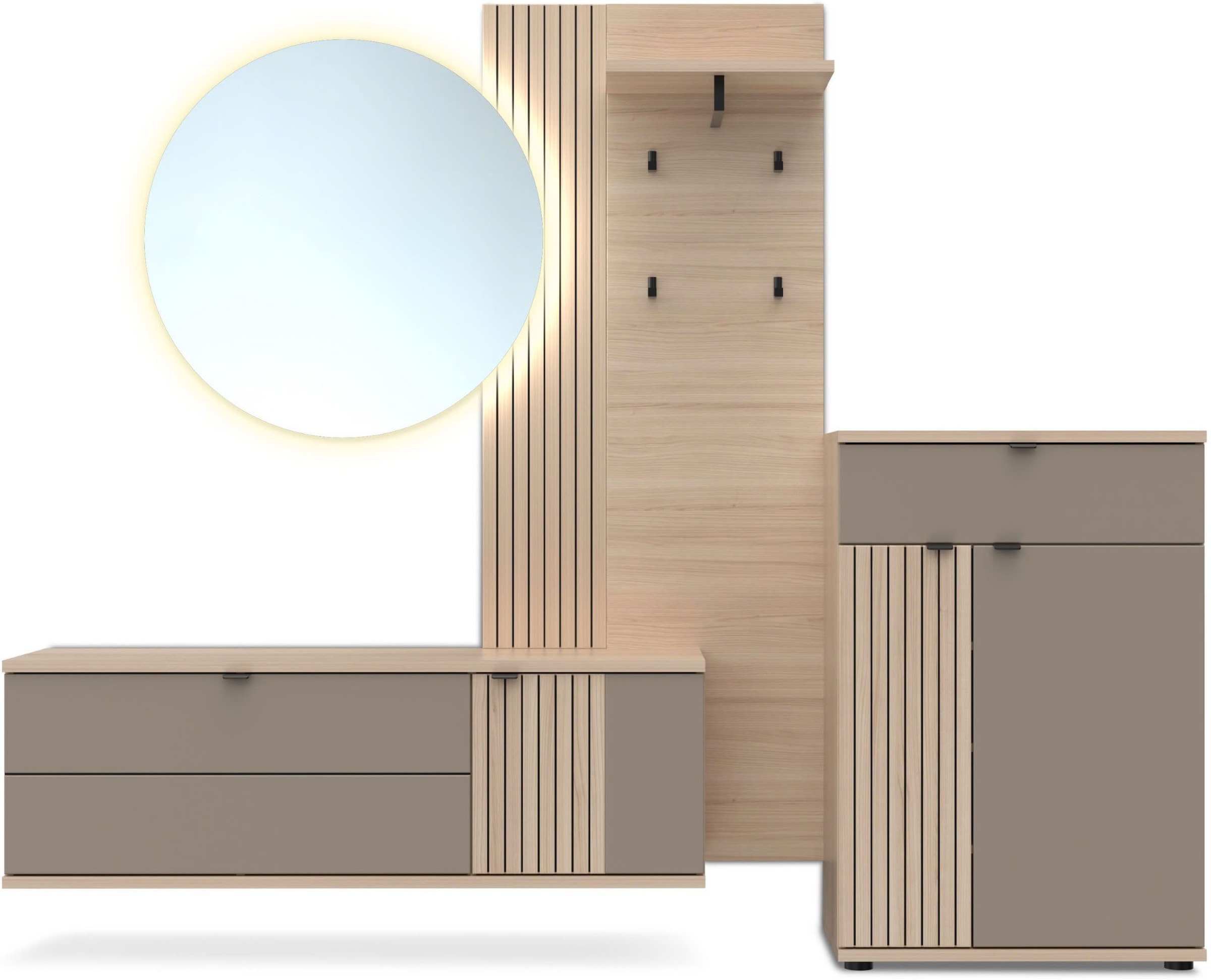 Innostyle Garderoben-Set »Pisa Garderoben-Set« 4 Stk. tlg.