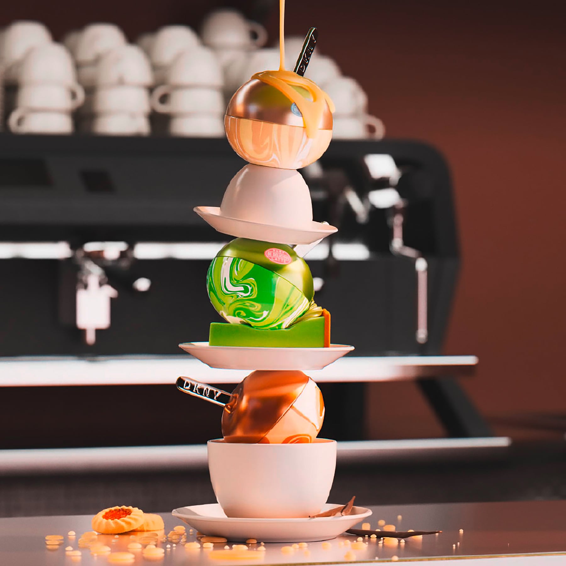 DKNY Eau de Parfum »BE DELICIOUS PISTACHIO LATTE EDP« floriental-gourmand Duftcharakter, mit Pistazie, Bergamotte und Orange