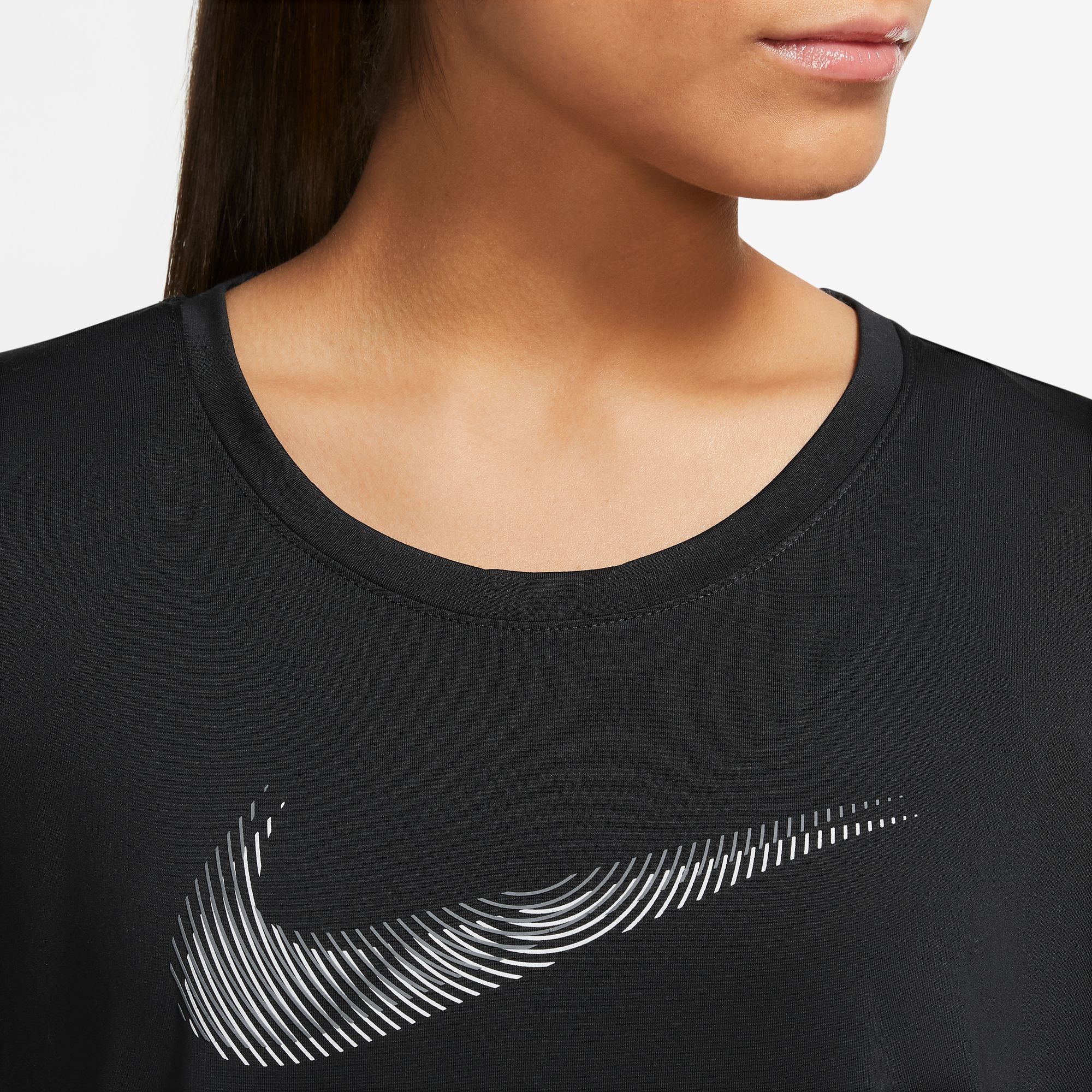 Nike Laufshirt »DRI-FIT SWOOSH WOMEN'S SHORT-SLEEVE RUNNING TOP«
