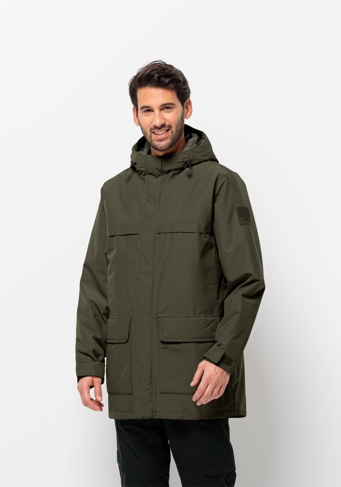 Jack Wolfskin Funktionsparka »WINTERLAGER PARKA M«, mit Kapuze