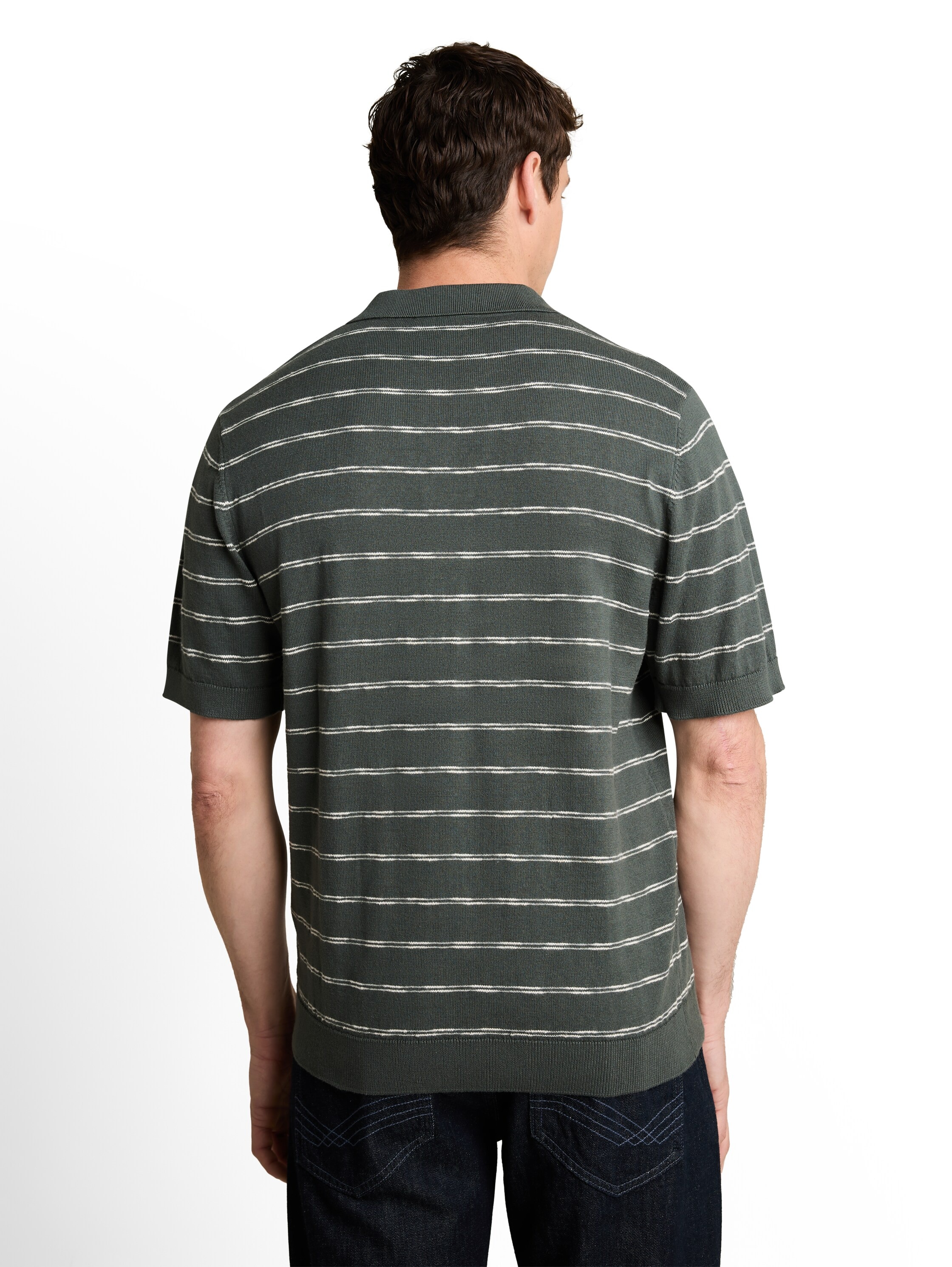TOM TAILOR Polokragenpullover Sommer-Polo mit Streifen