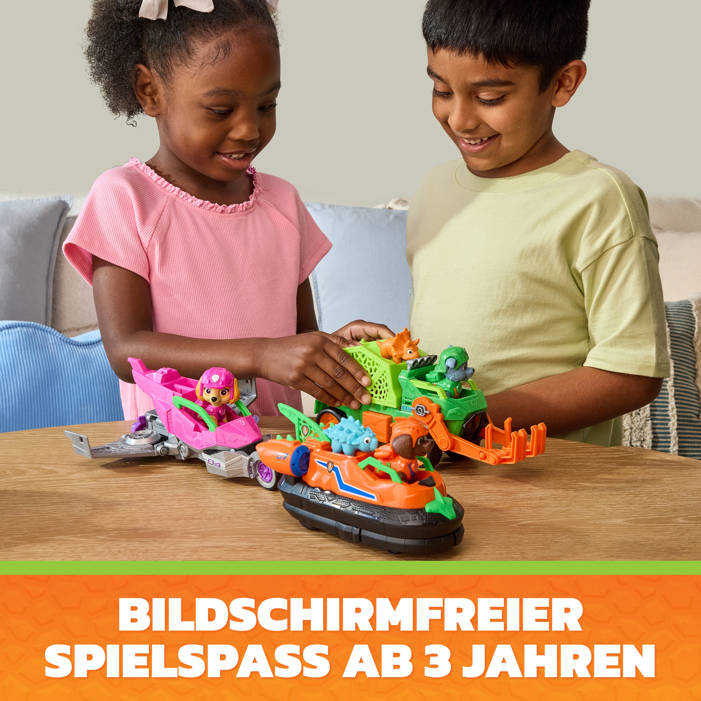 Spin Master Spielzeug-Auto »PAW Patrol: Der Dino Film, Rockys Dino-Rettungs-Recycler«