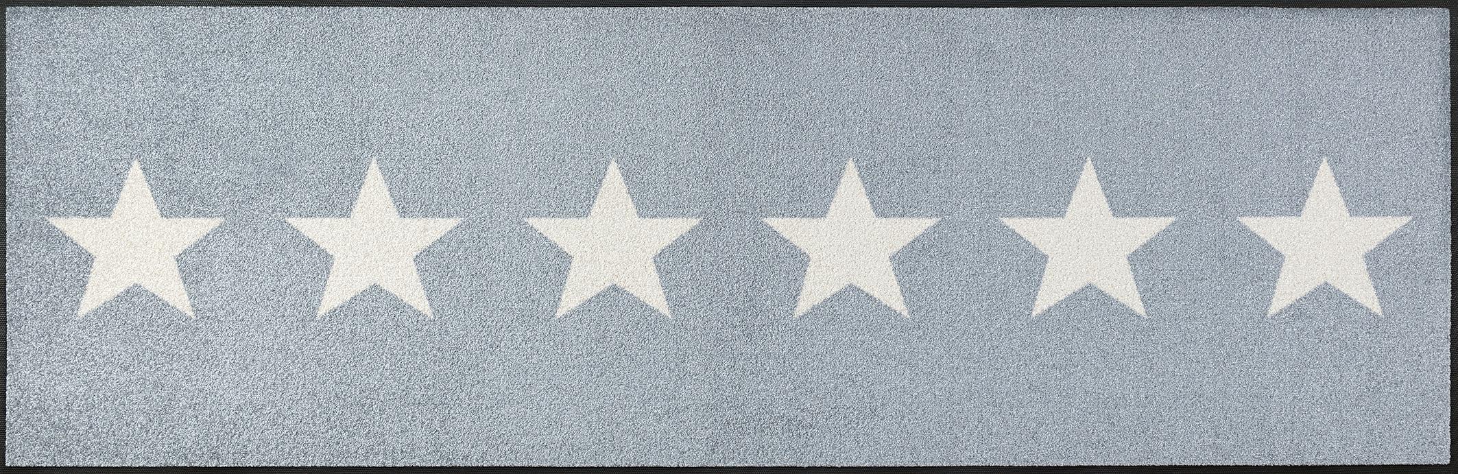 waschbar »Stars«, Läufer Motiv Schmutzfangläufer, rutschhemmend, wash+dry rechteckig, by Sterne, Kleen-Tex