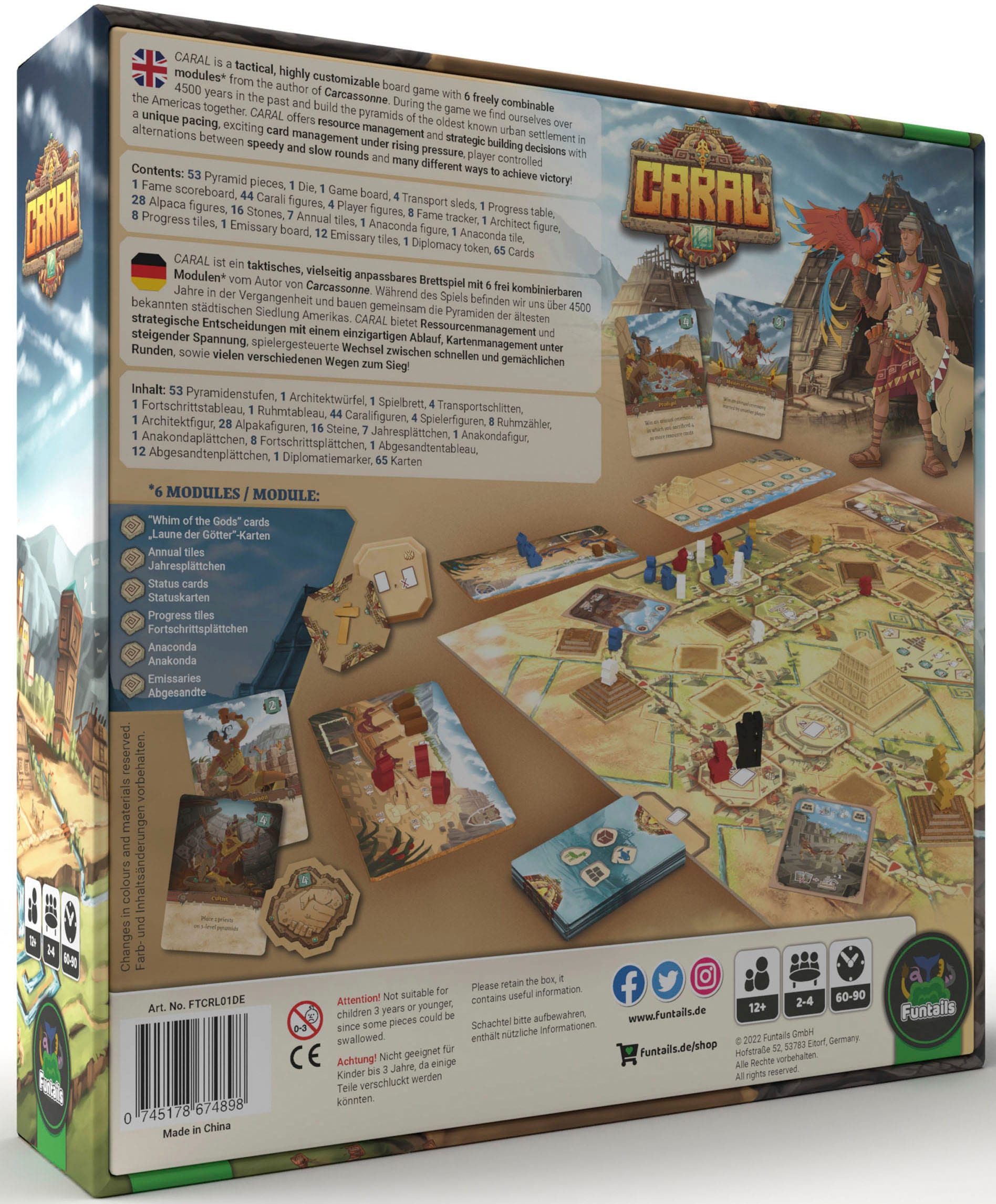 Funtails Spiel »CARAL Basisspiel DE/EN«