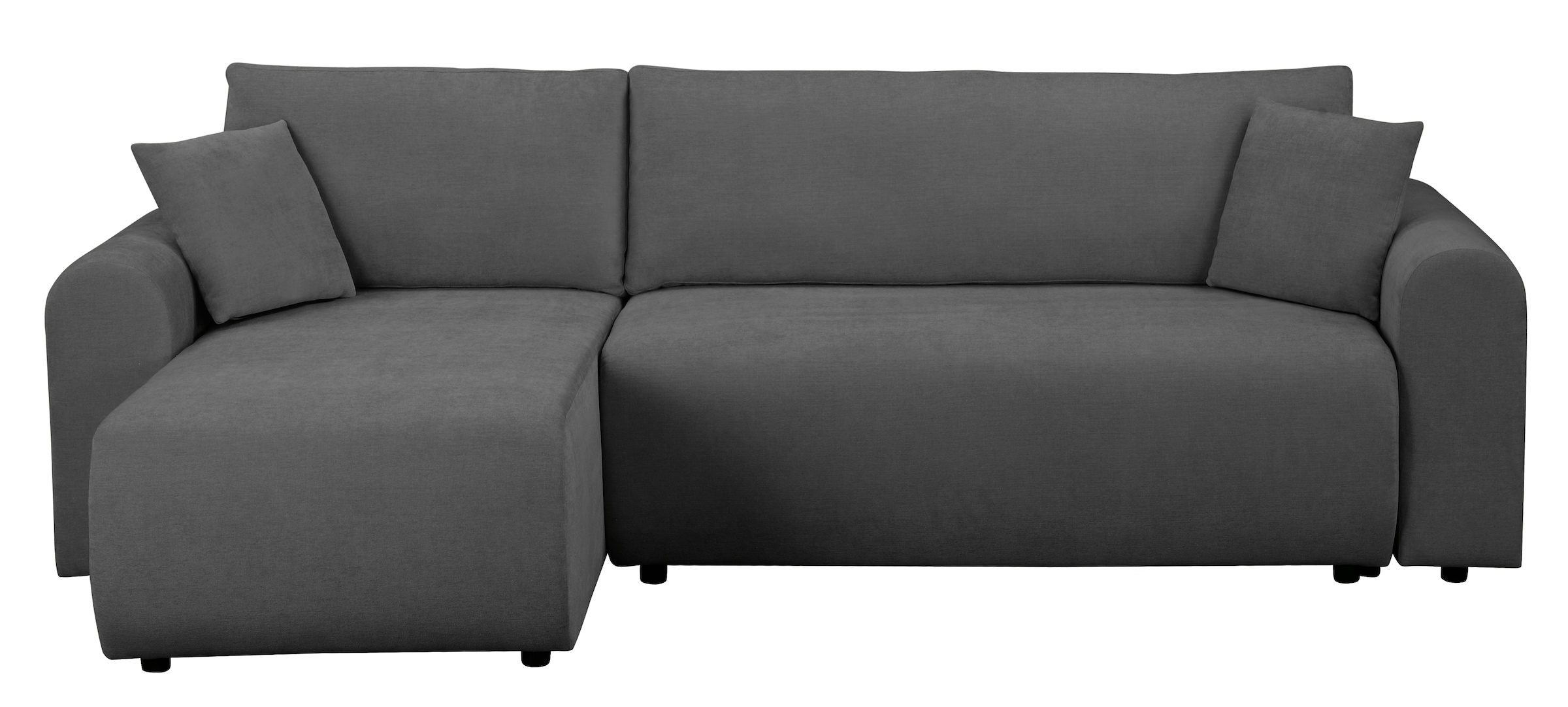 OTTO home Ecksofa »JONAA L-Form, 241cm - OTTO. Verlässliche Qualität.« 133/200cm, Recamiere links/rechts, Bettkasten, Cord u. Struktur