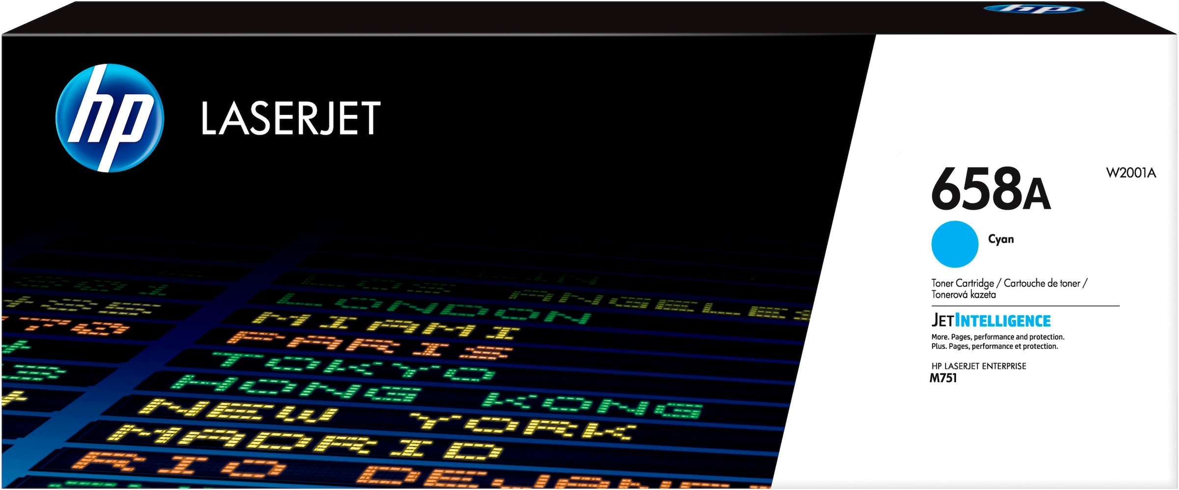 HP Tonerpatrone »HP original Toner 658 Größen A+X, Farben: B/M/Y/C«