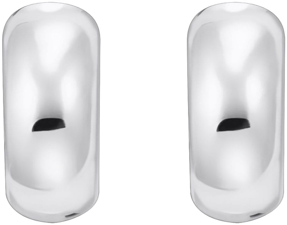 THOMAS SABO Paar Creolen »Schmuck Silber 925 Ohrringe Mini-Chunky-Form, CR741-001, CR741-413«
