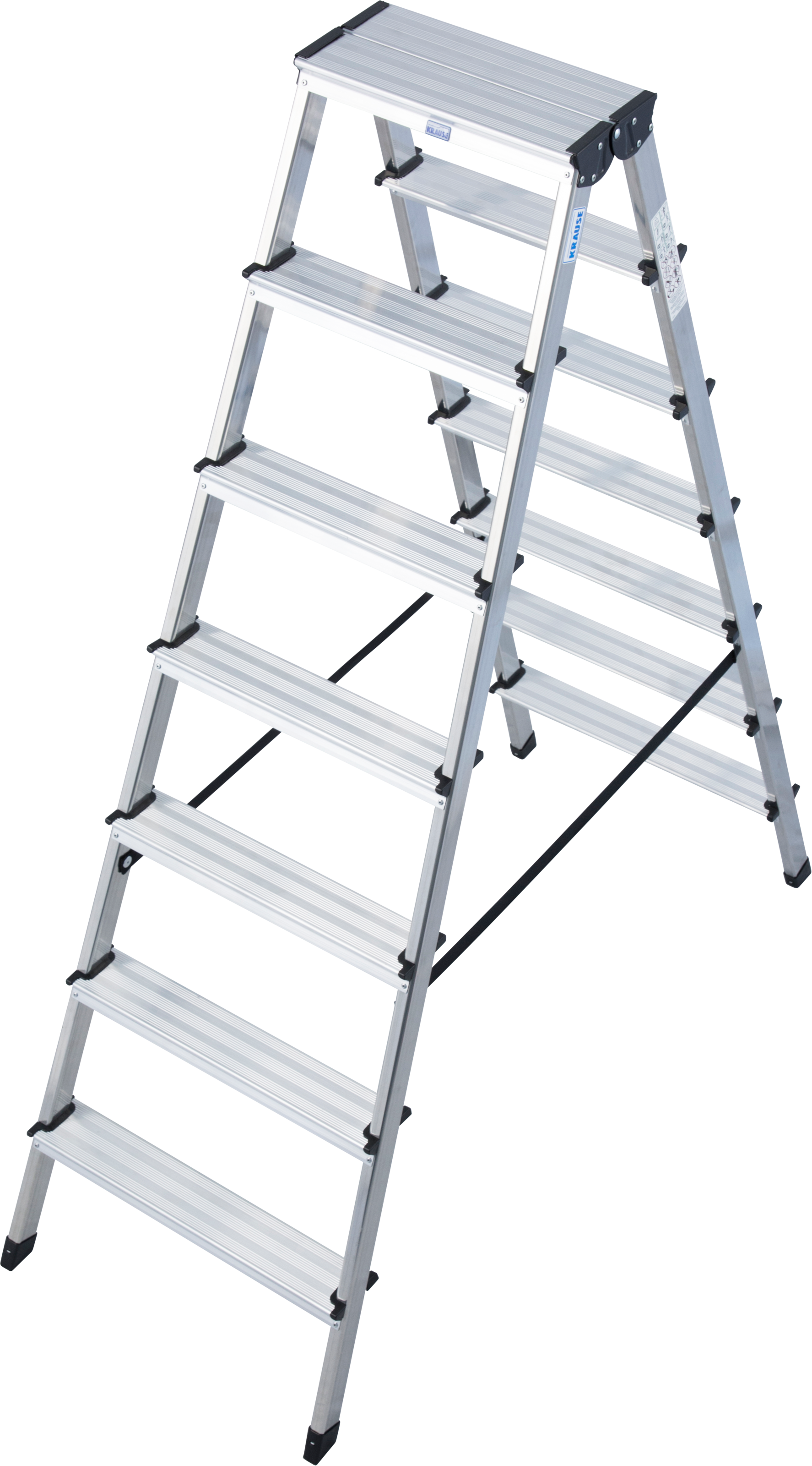 KRAUSE MONTO Stufen-DoppelLeiter Dopplo 2x7 Stufen