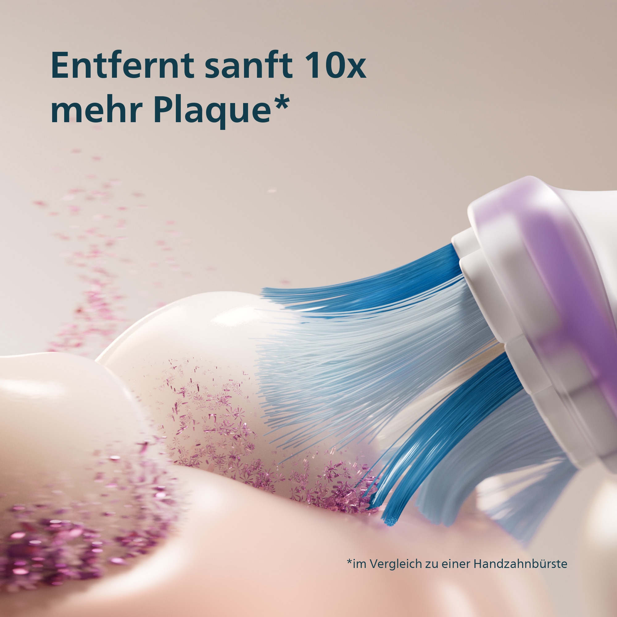 Philips Sonicare Elektrische Zahnbürste »Series 7100 HX7429/02« 2 Stk. Aufsteckbürsten mit Andruckkontrolle, 7 Putzeinstellungen, inkl. Reiseladeetui