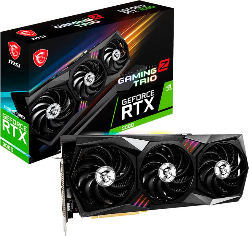 Grafikkarte »GeForce RTX 3080 GAMING Z TRIO 12G LHR«, 12 GB, GDDR6X
