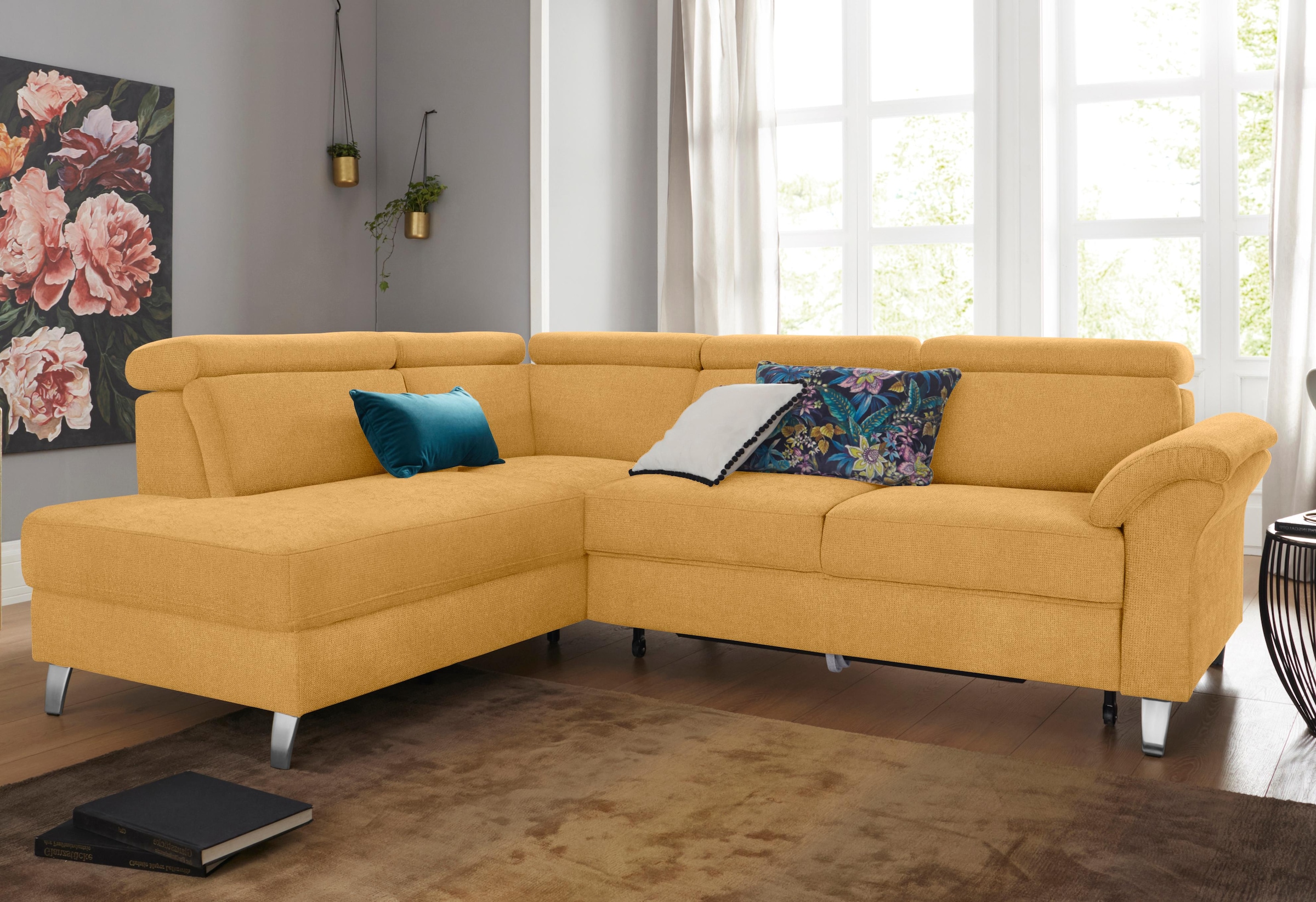 sit&more Ecksofa, inklusive Kopfteilverstellung und Federkern kaufen