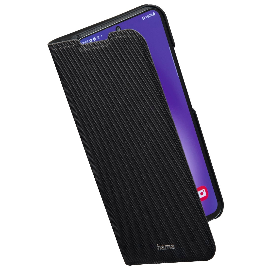 Hama Smartphone-Hülle »Booklet für Samsung Galaxy A54 5G, schwarz, schlankes Design«, Samsung Galaxy A54 5G, Mit Standfunktion und Einsteckfächer