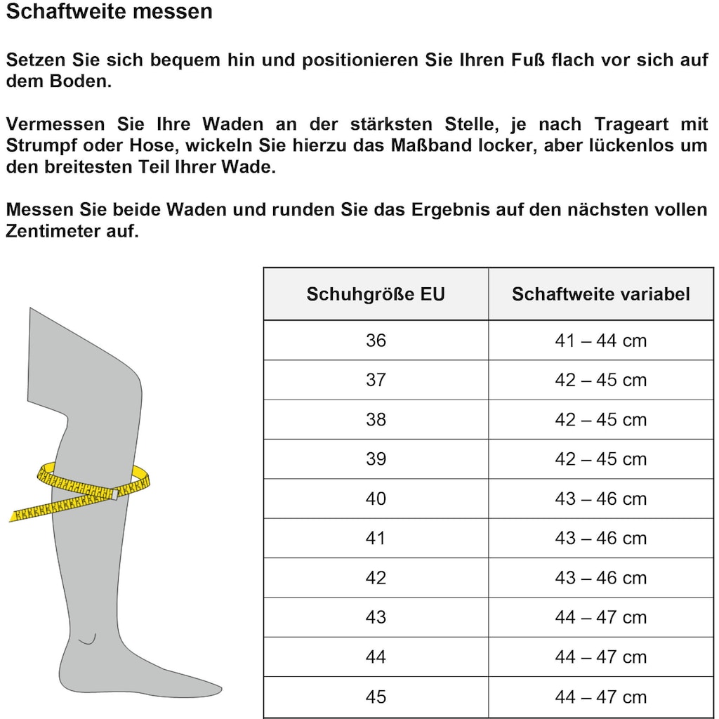 Remonte Stiefel, mit Varioschaft