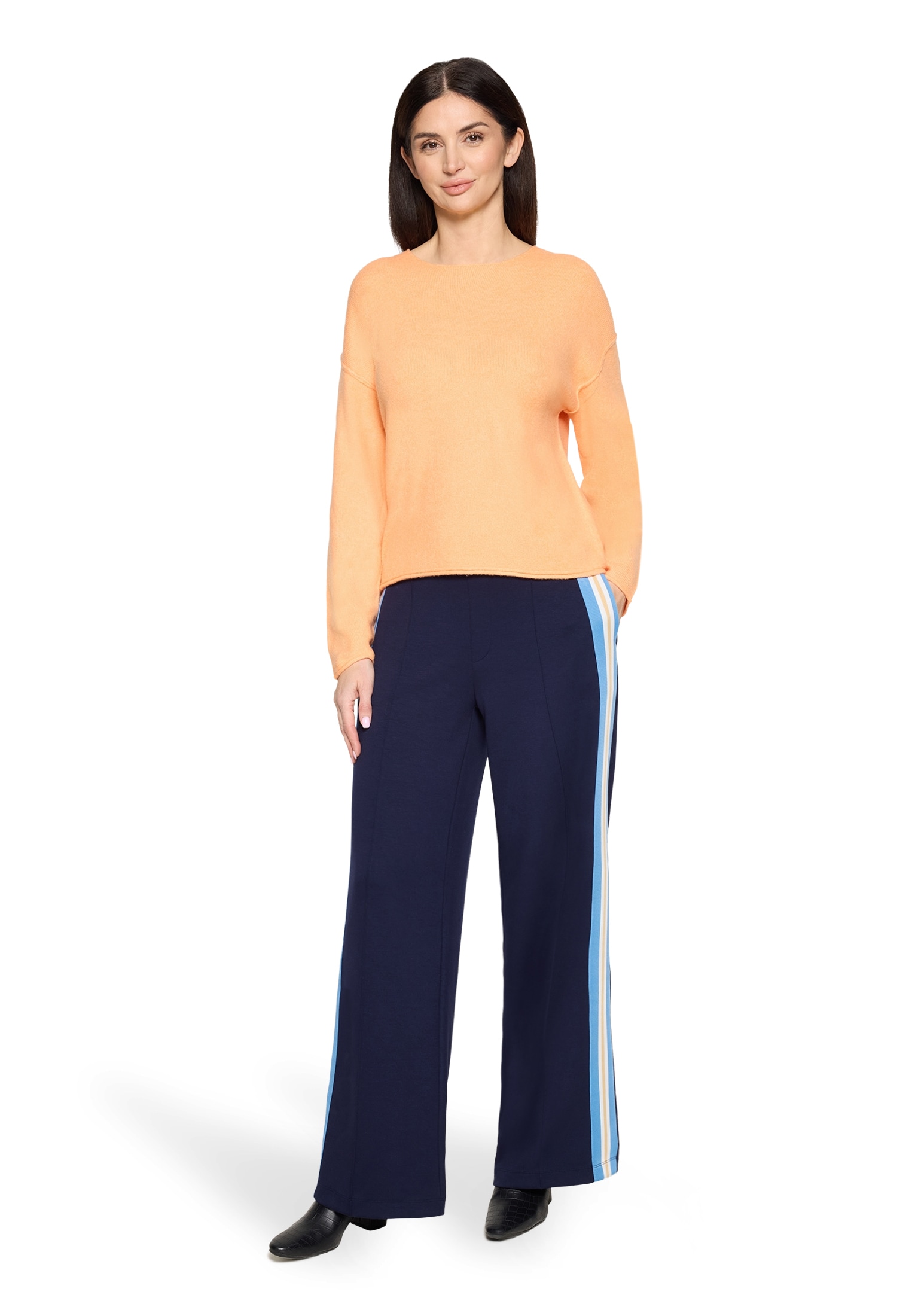 Cartoon Strickpullover »Strickpullover mit Rundhalsausschnitt«