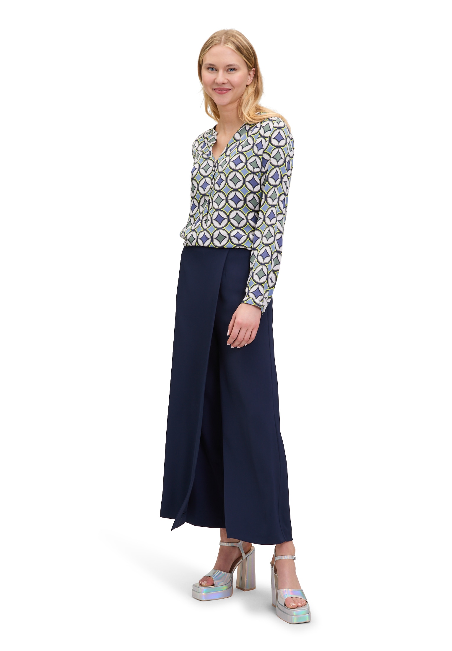 Cartoon Klassische Bluse »Casual-Bluse mit Knöpfen«