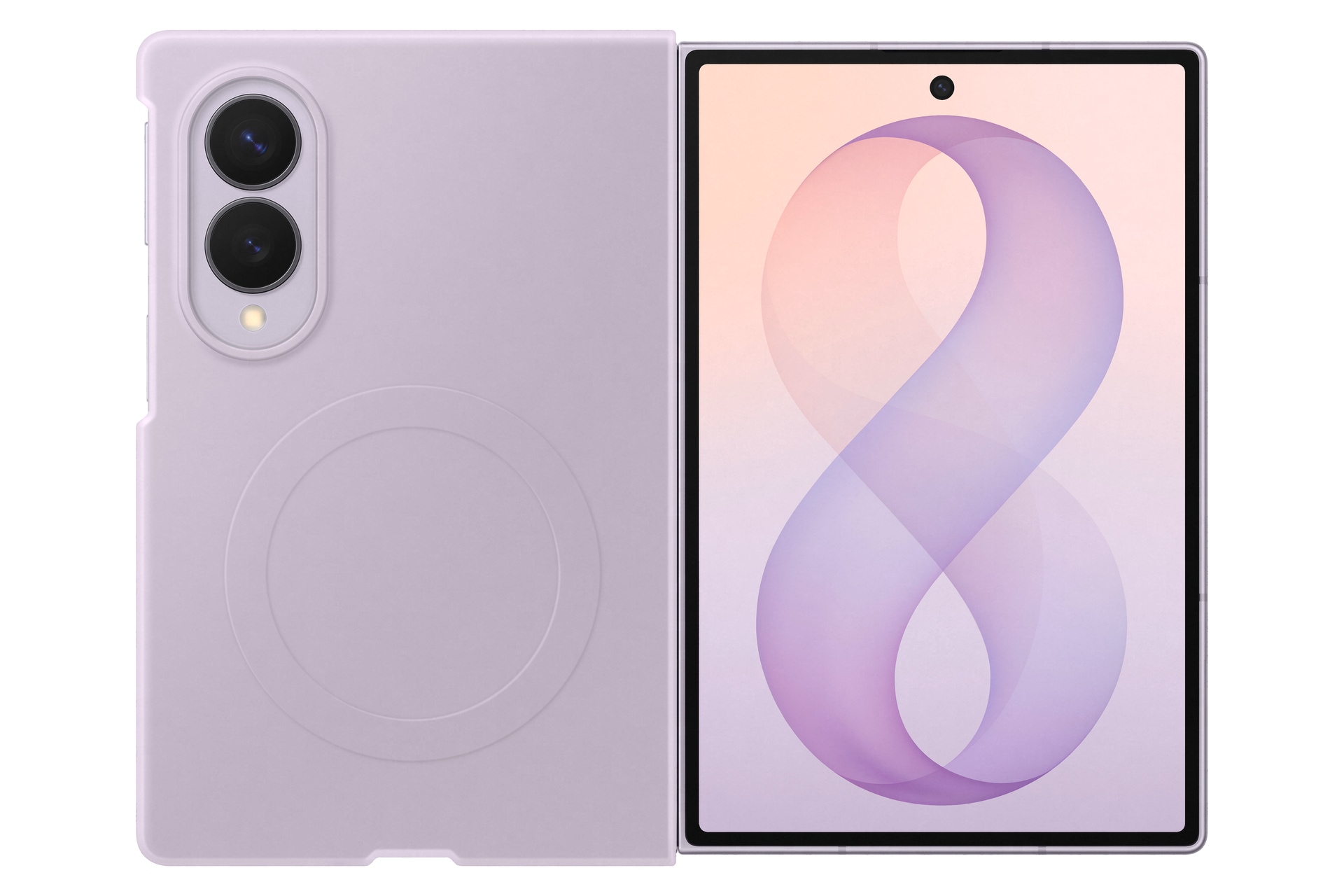 Samsung Smartphone-Hülle »Silicone Magnet Case für Galaxy Fold8« Smartphones Backcover, Schutzhülle, Handyschutzhülle, Case, Schutzcase, stoßfest
