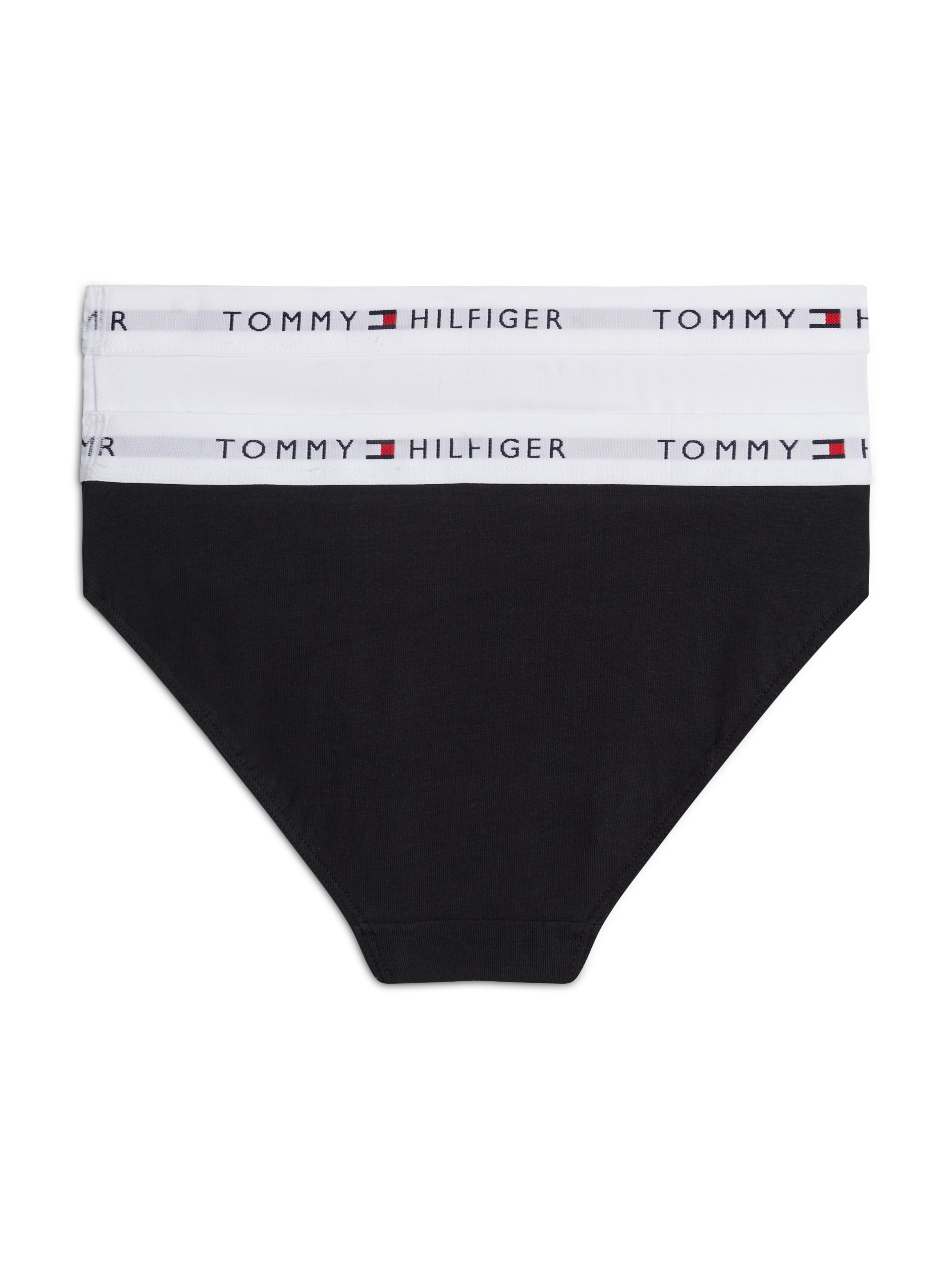 Tommy Hilfiger Underwear Bikinislip »2 PK BIKINI mit elastischem Bund im 2er-Pack«, (Packung, 2 St., 2er-Pack), unifarben, casual, körpernah, Baumwollmix