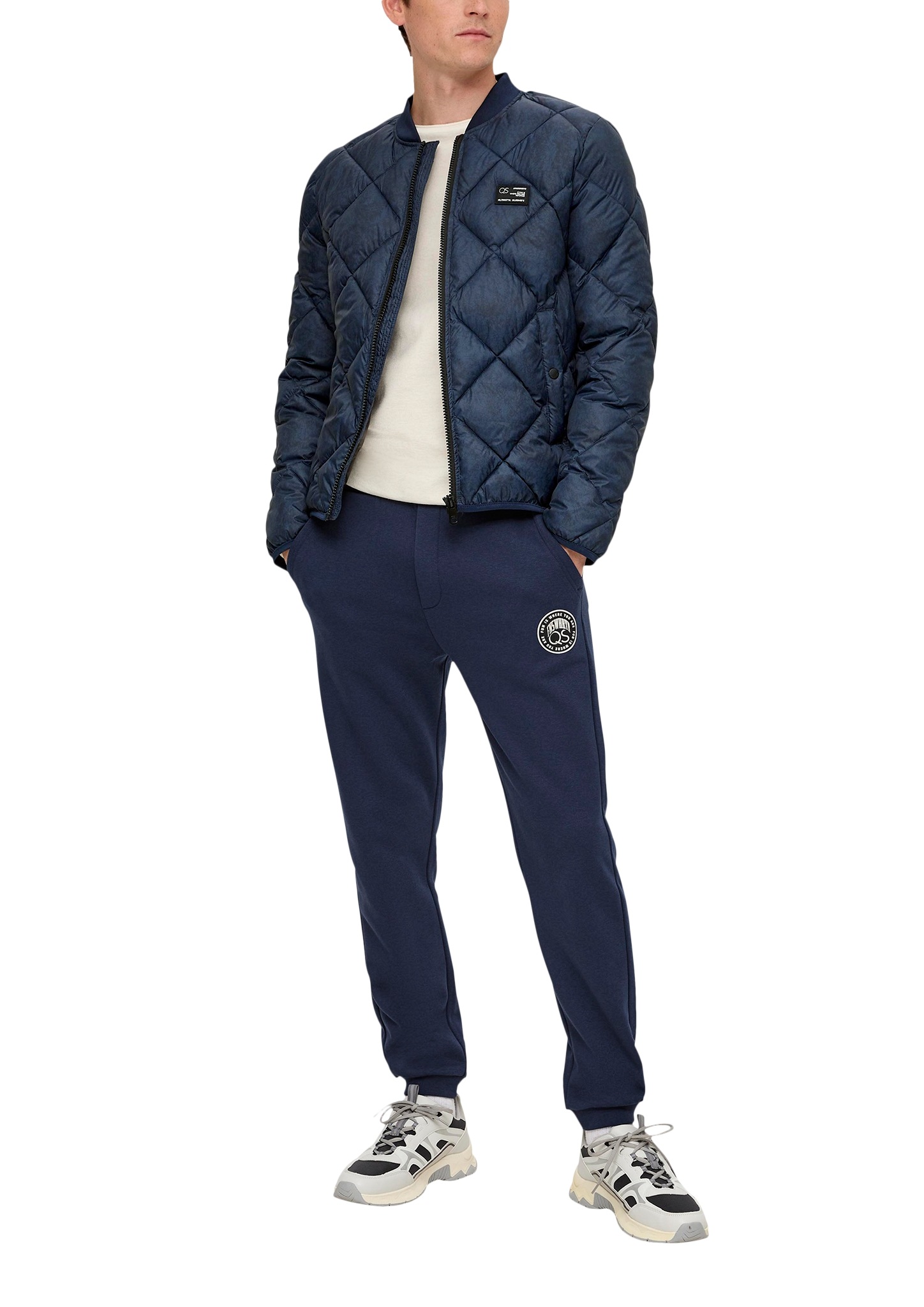 QS Blouson, mit Label-Badge auf der Brust