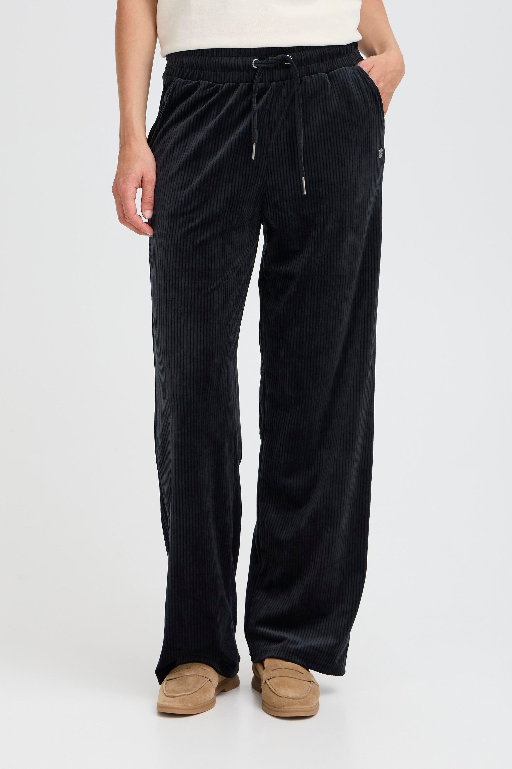OXMO Loungehose »Loungehose OXEBBA WIDE LEG«