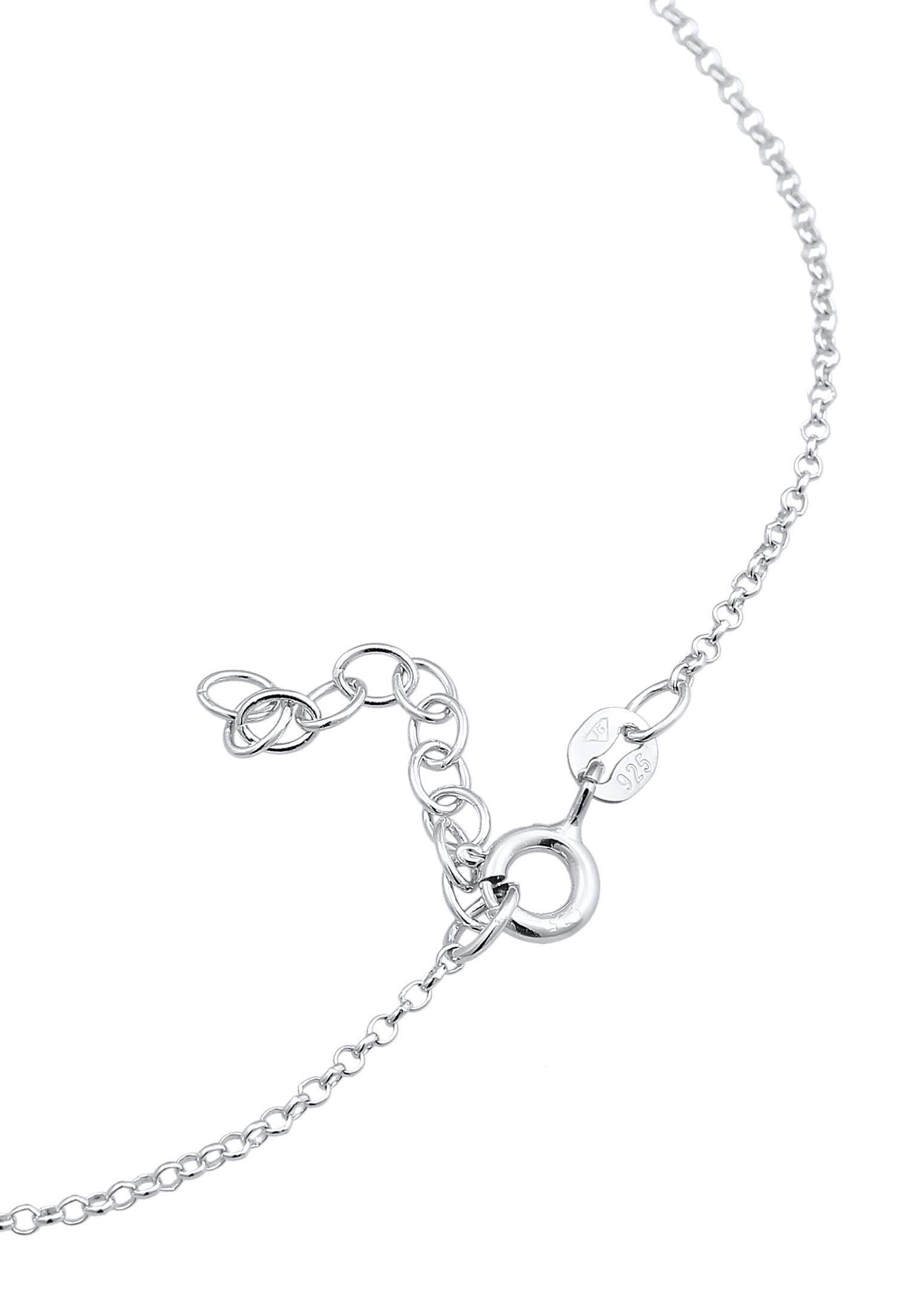 Elli Fußkette »Fußschmuck Kleeblatt Glück Symbol Talisman 925 Silber«