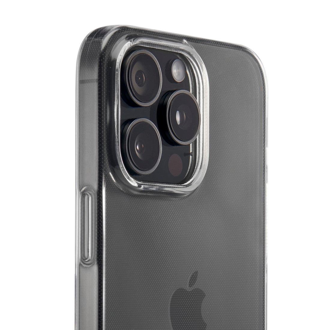 Hama Handyhülle »Handyhülle „Always Clear“ f. iPhone 15 Pro (kratzfest, ohne Vergilben)« Apple iPhone 15 Pro Anti-Rutsch-Oberfläche und bezogene Seitentasten