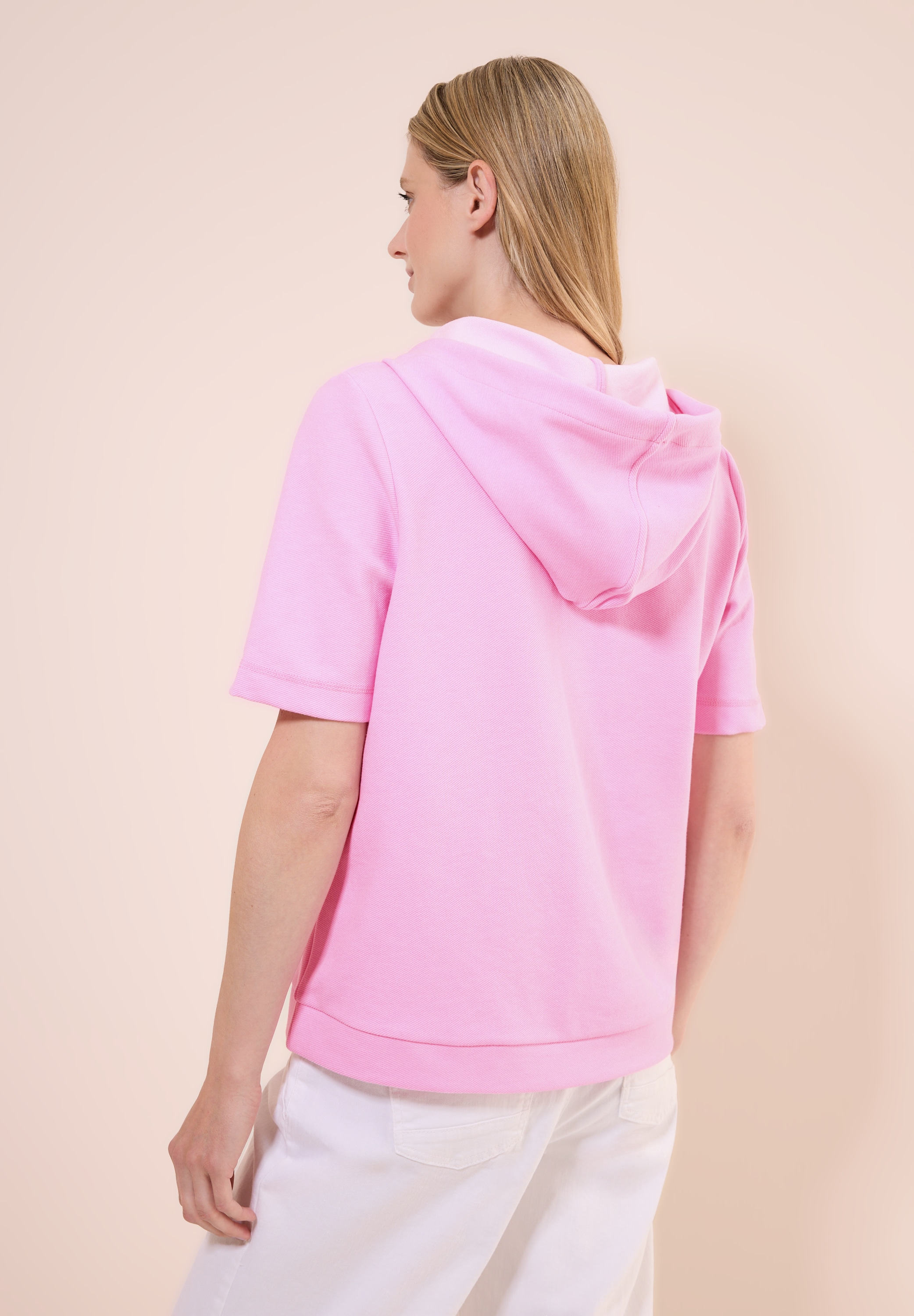 Cecil Kapuzensweatshirt, kurzarm
