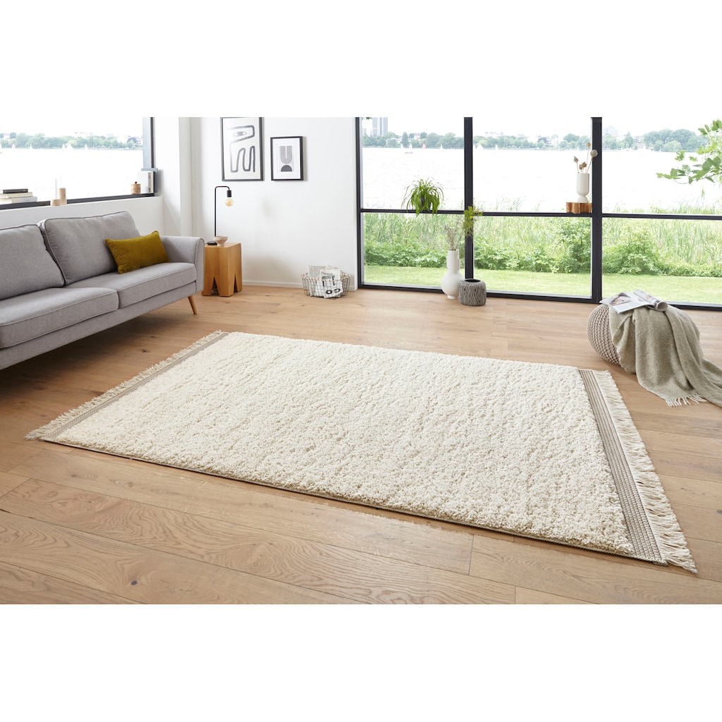 HANSE Home Hochflor-Teppich »Lompu«, rechteckig