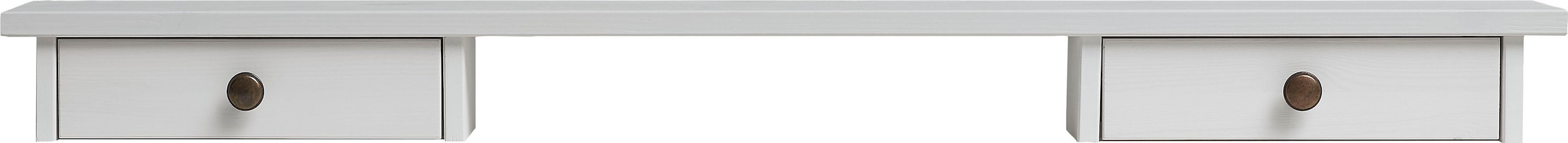 Breite Kiefer cm Tischaufsatz bequem Landhaus Wohnglücklich Schminktisch massiv Infantil 120 Aufsatz Schreibtischaufsatz »Solvita«, by kaufen