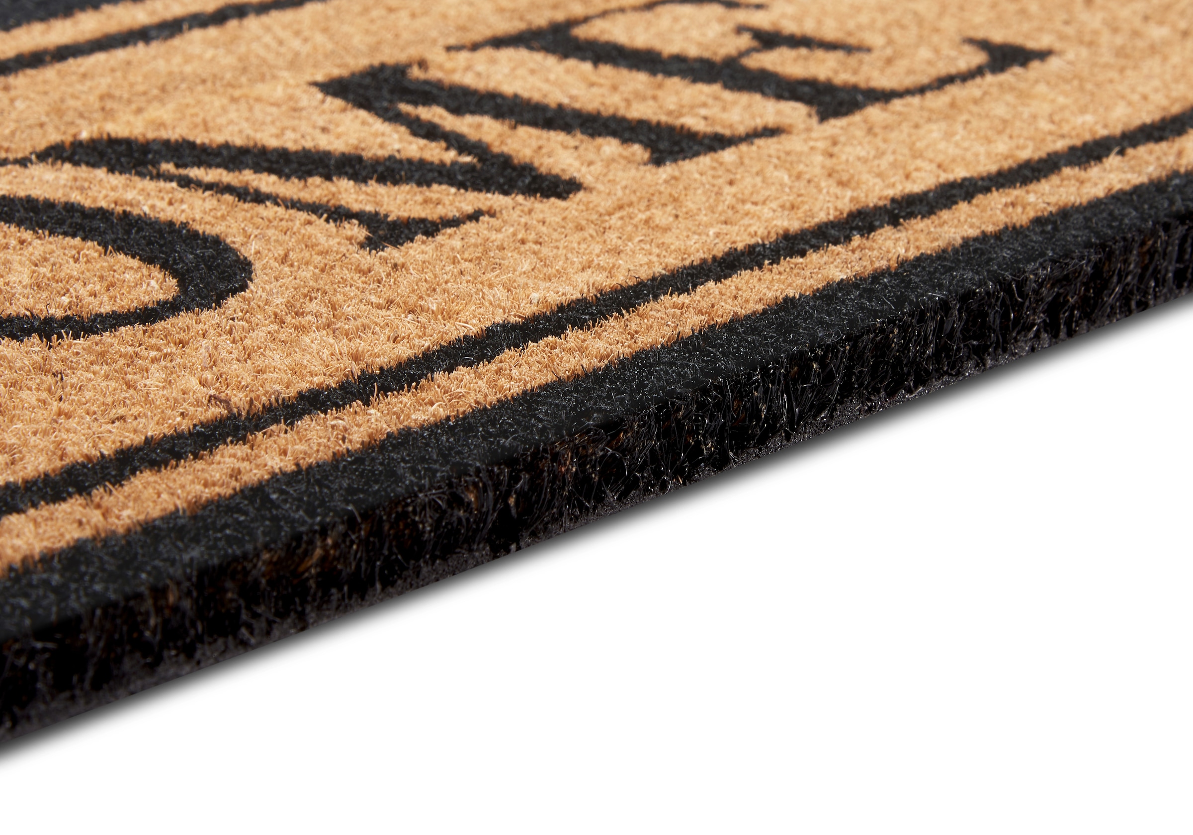 HANSE Home Fußmatte »Mix Mats  Kokos Wide Home Border, Türmatte« rechteckig 15 mm Höhe Kokos, Schmutzfangmatte, Outdoor, Rutschfest, Innen, Kokosmatte, Flur
