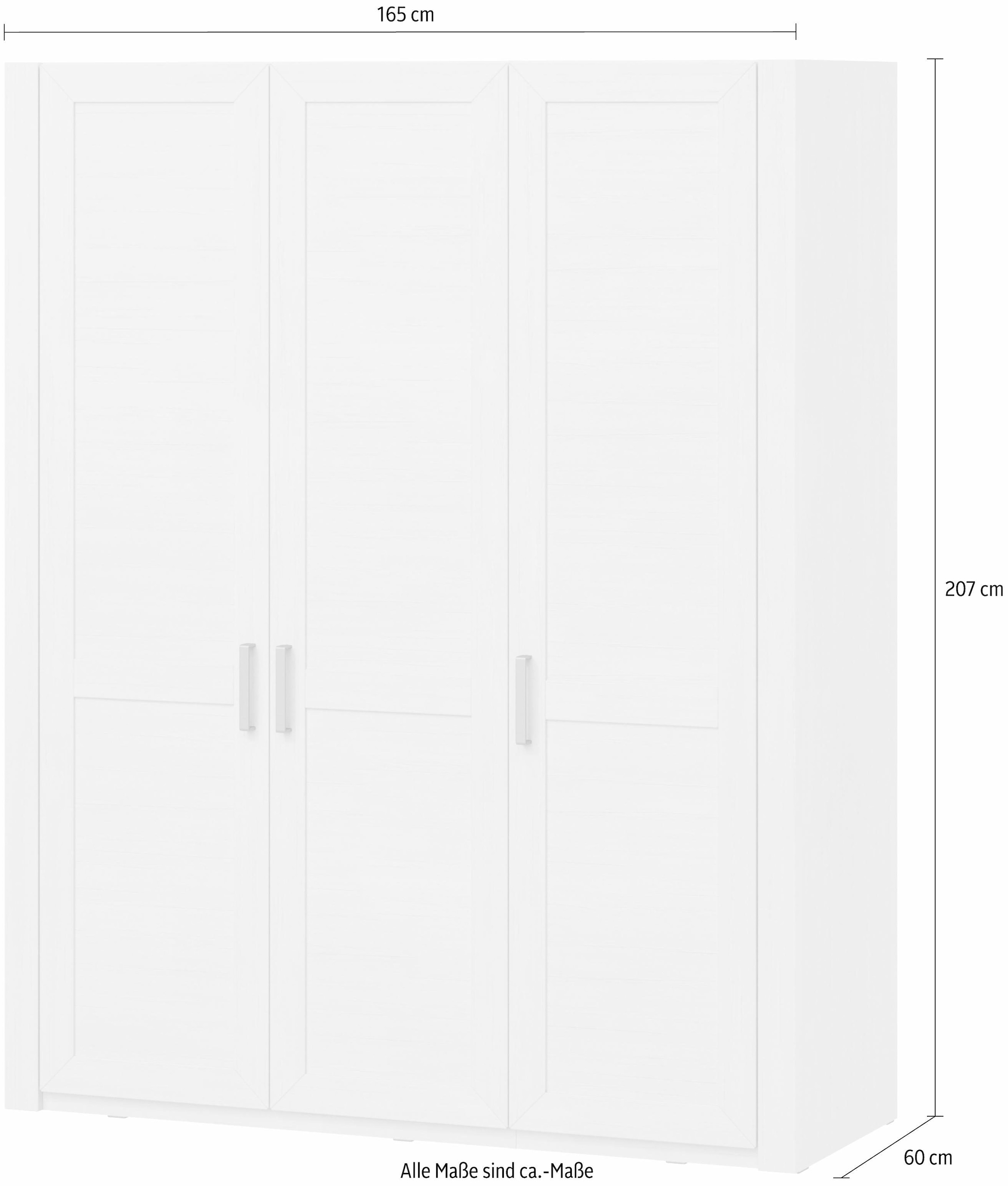 set one by Musterring Drehtürenschrank »Oakland«, Typ 74, Pino Aurelio, 3- türig im Landhausstil auf Rechnung kaufen