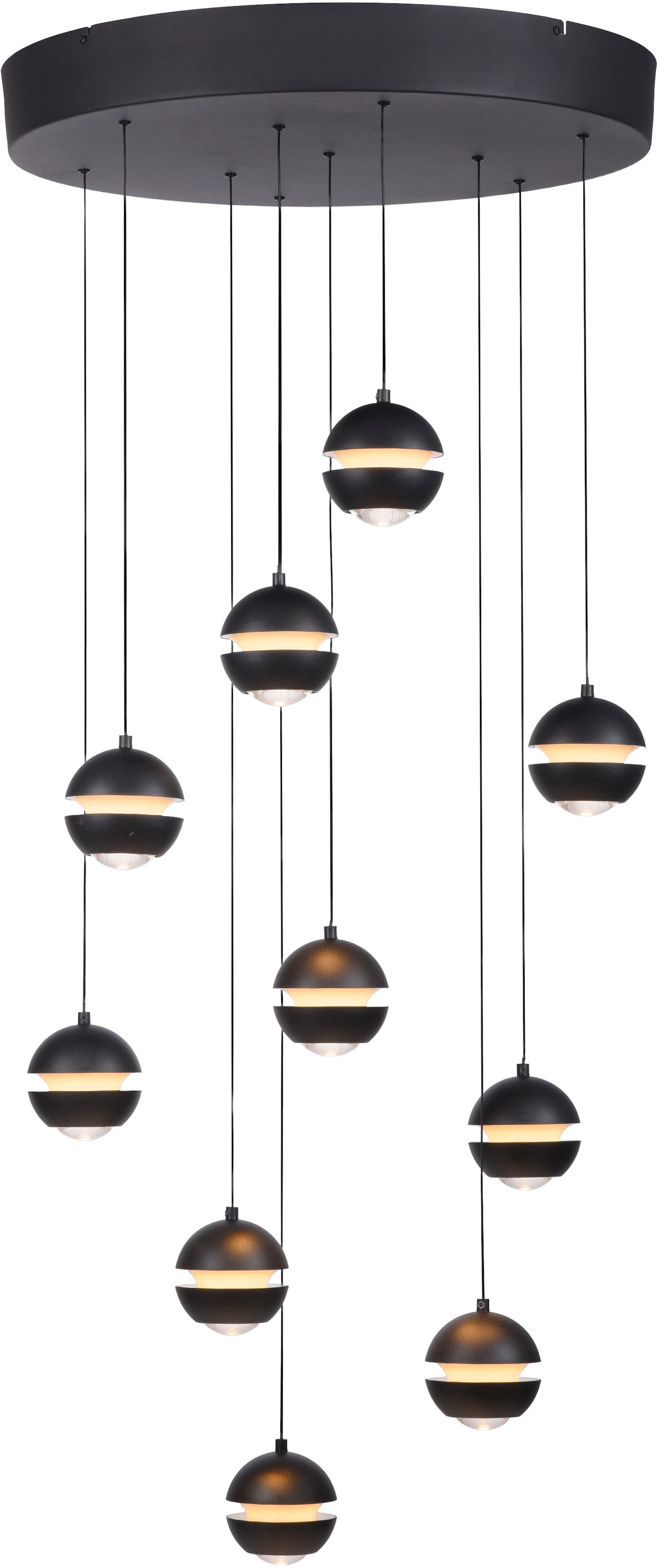 SCHÖNER WOHNEN-Kollektion LED Pendelleuchte »LINI« LED-Board 1 Stk. Warmweiß SCHÖNER WOHNEN Kollektion, 3-Stufen Dimmer, Comfort-Lift