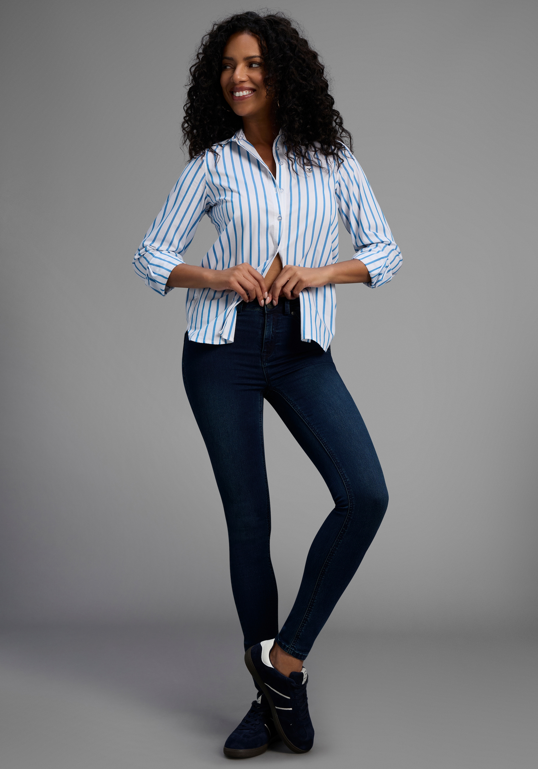 Arizona Skinny-fit-Jeans »Ultra Stretch«, skinny-fit, betonte Taille, shaping-Effekt, high Waist