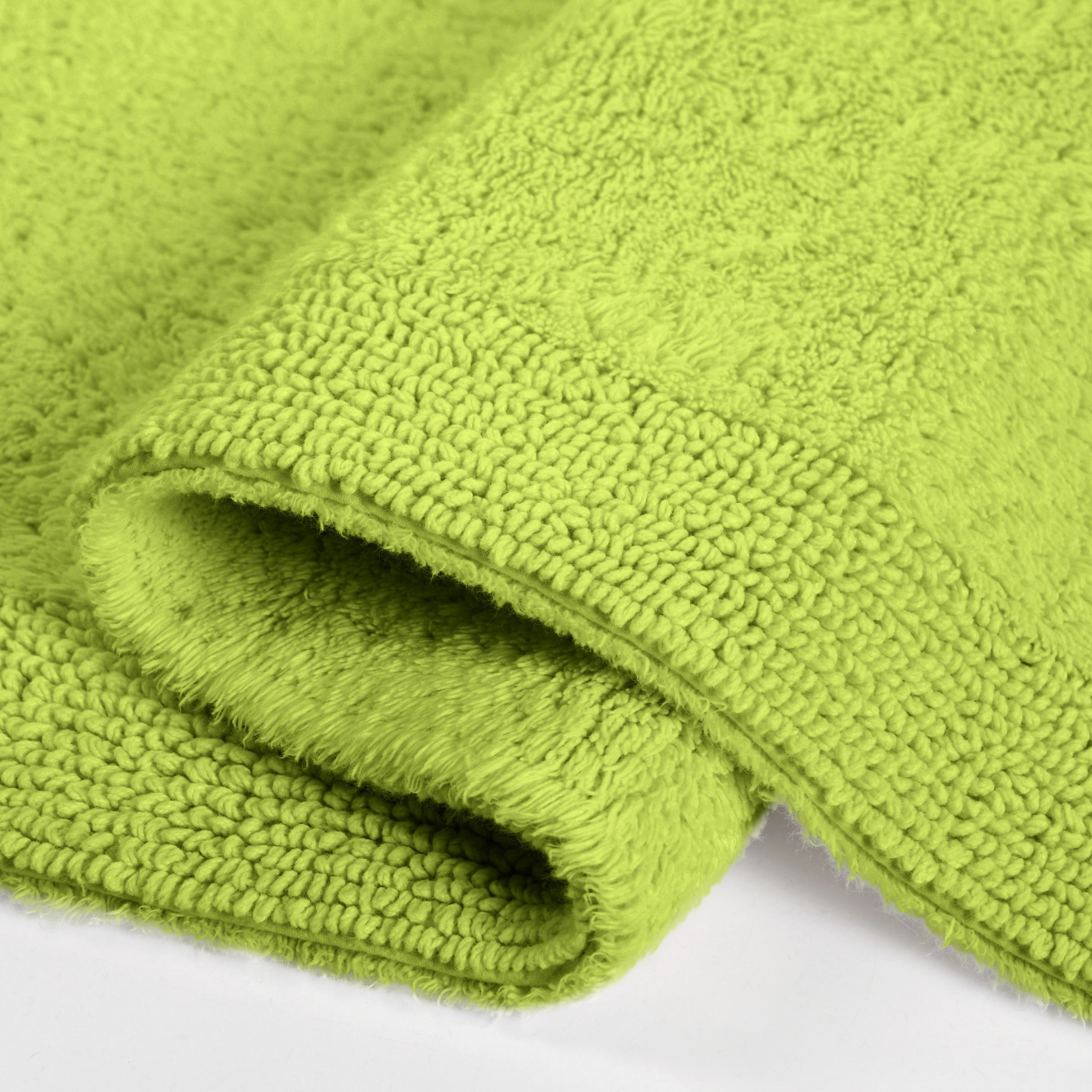my home Badematte »Kapra, Badvorleger, Badezimmer Teppich«, beidseitig nutzbar-fußbodenheizungsgeeignet-strapazierfähig, mit Bordüre, Badteppich, Badematte, Baumwolle